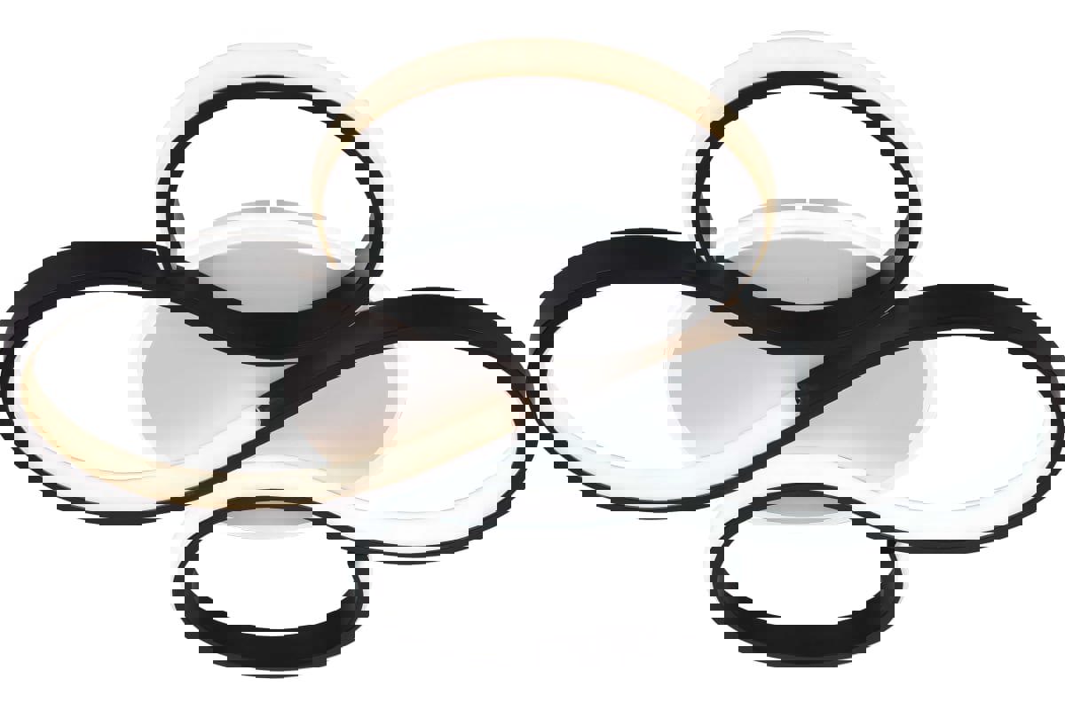 Изображение товара Люстра потолочная светодиодная Rivoli 6103-101 с пультом регулировки белый разноцветный