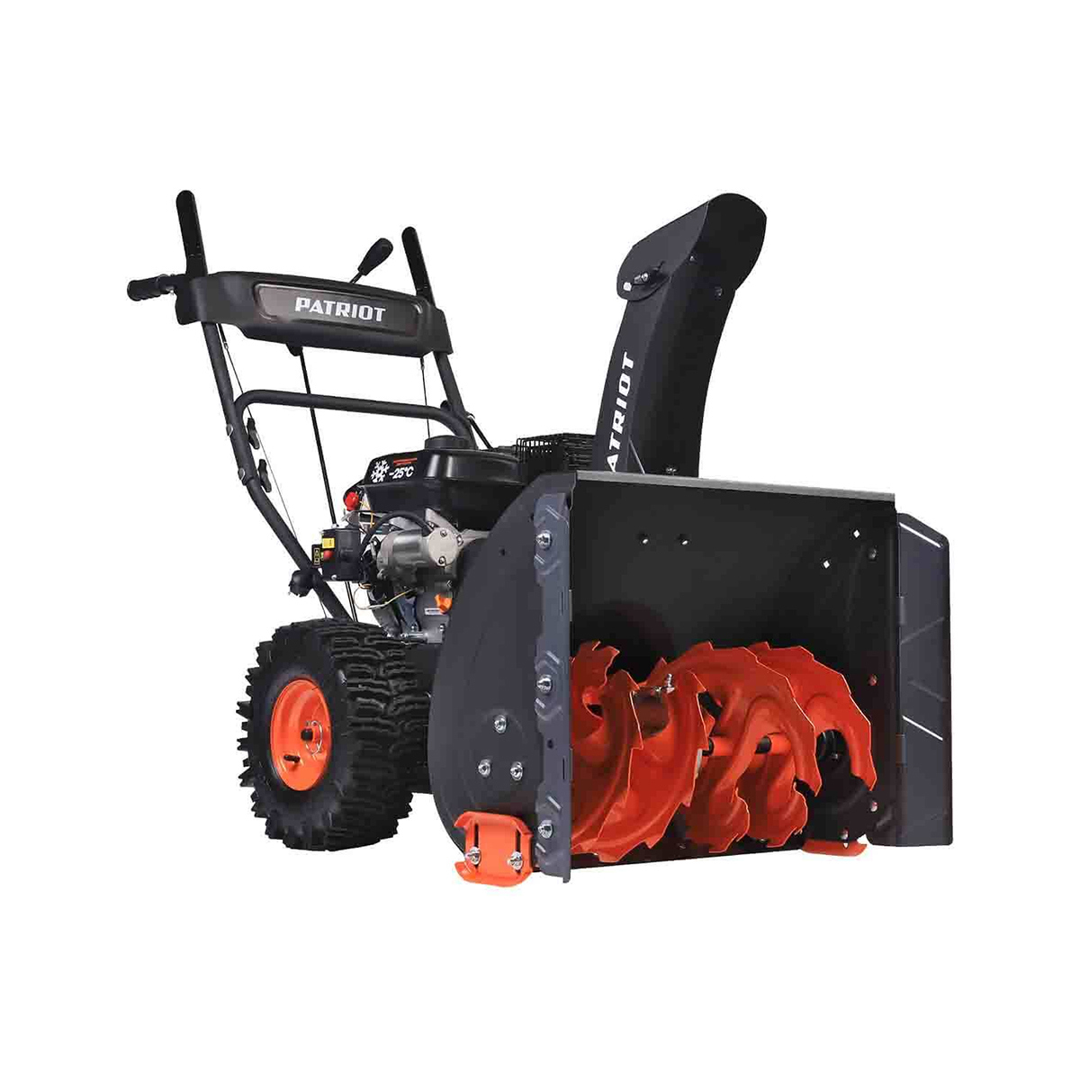 Изображение товара Бензиновый снегоуборщик Patriot 426109727 7 л.с. Ширина 71 см с гусеничным протектором