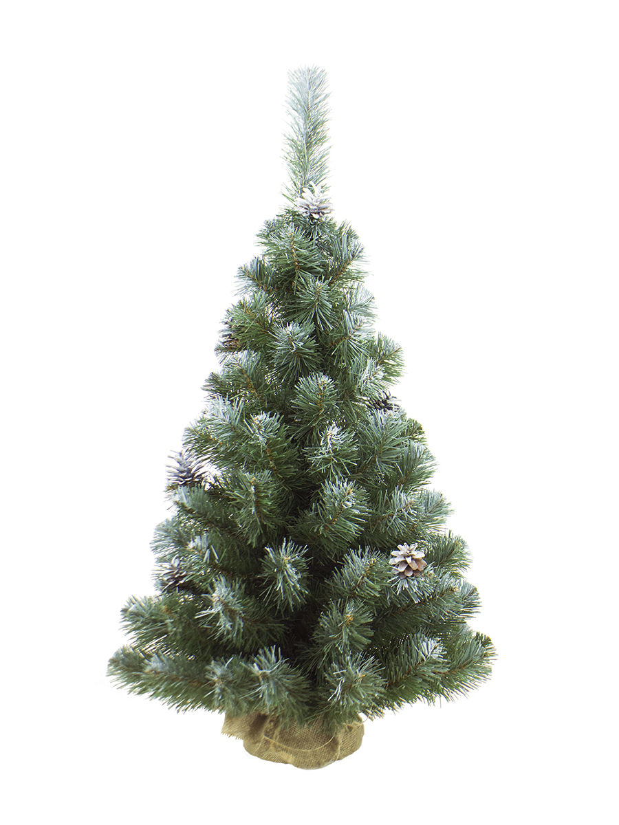 Изображение товара Искусственная новогодняя ель Morozco 5710 100 см заснеженная с шишками