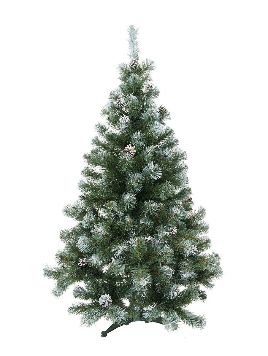 Изображение товара Эффектная искусственная елка Morozco 5715 150 см с шишками и снежным напылением