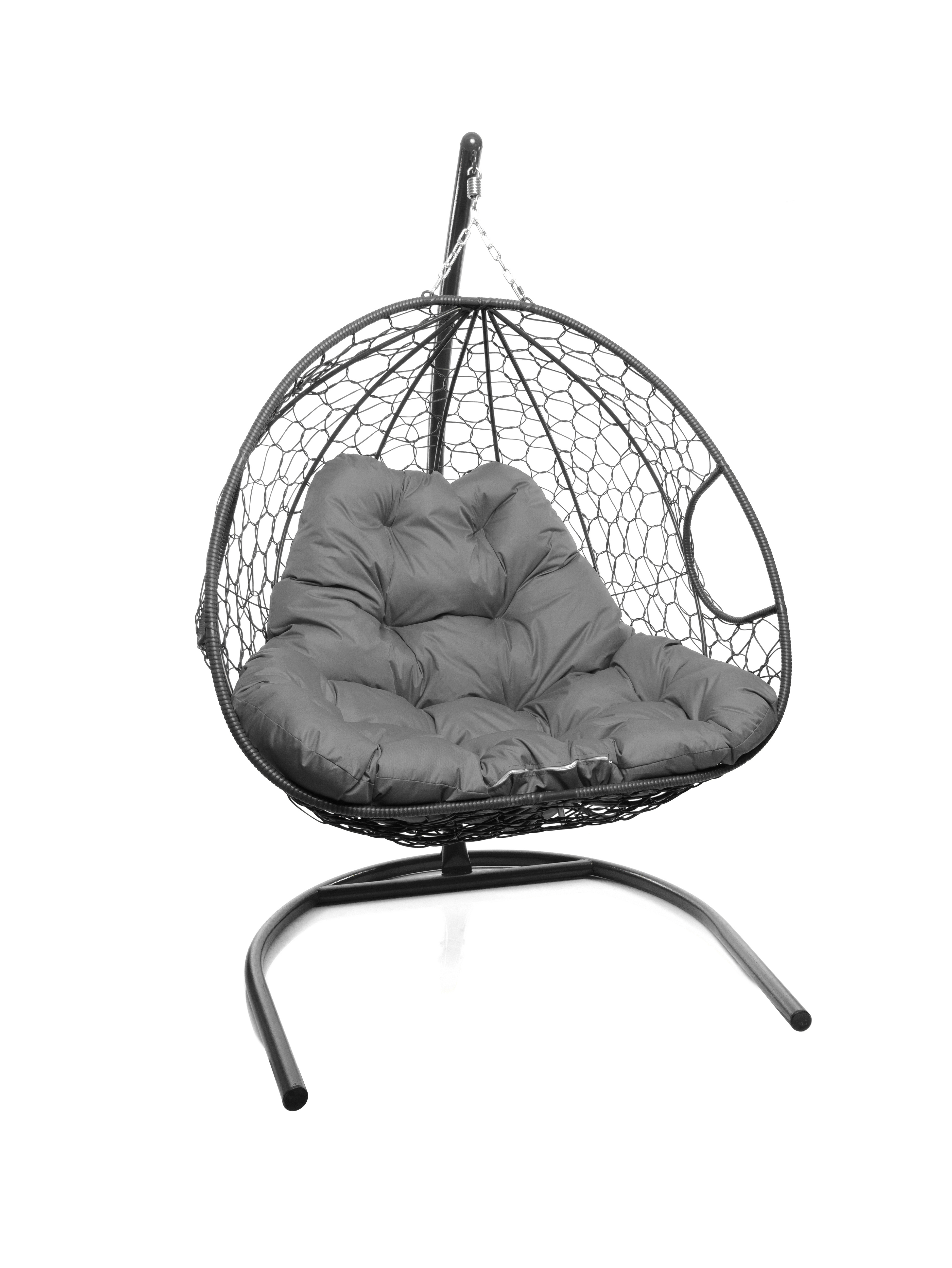 Изображение товара Подвесное кресло-кокон для двоих M-group 11450309 серое с подушкой