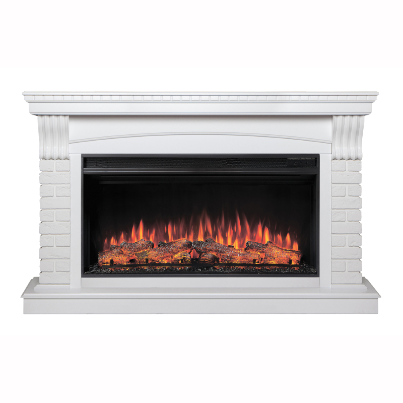 Изображение товара Обрамление для электрического камина Realflame Jazz 36 WT-P511 белое МДФ эмаль