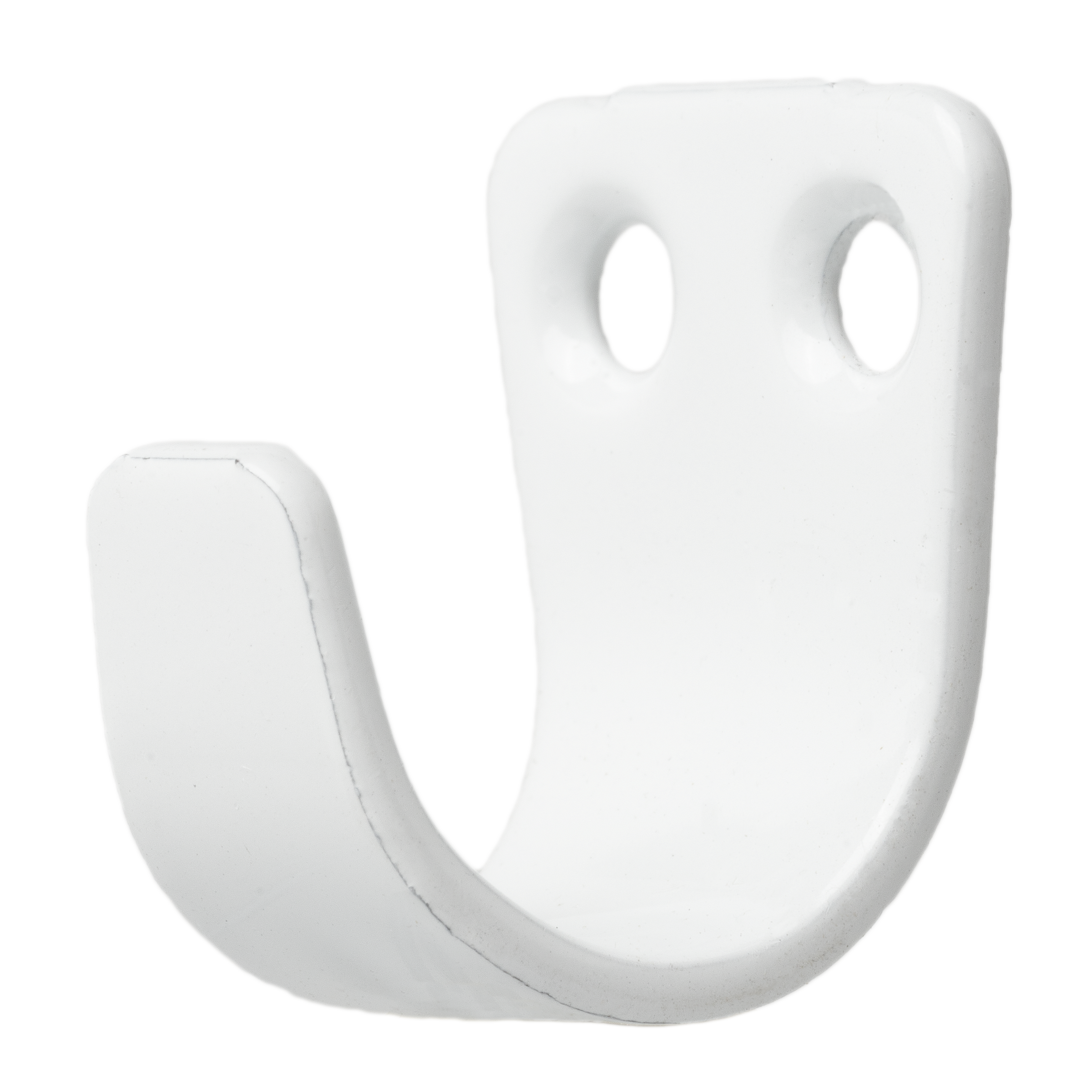 Вешалка настенная №1 1 крючок цвет белый