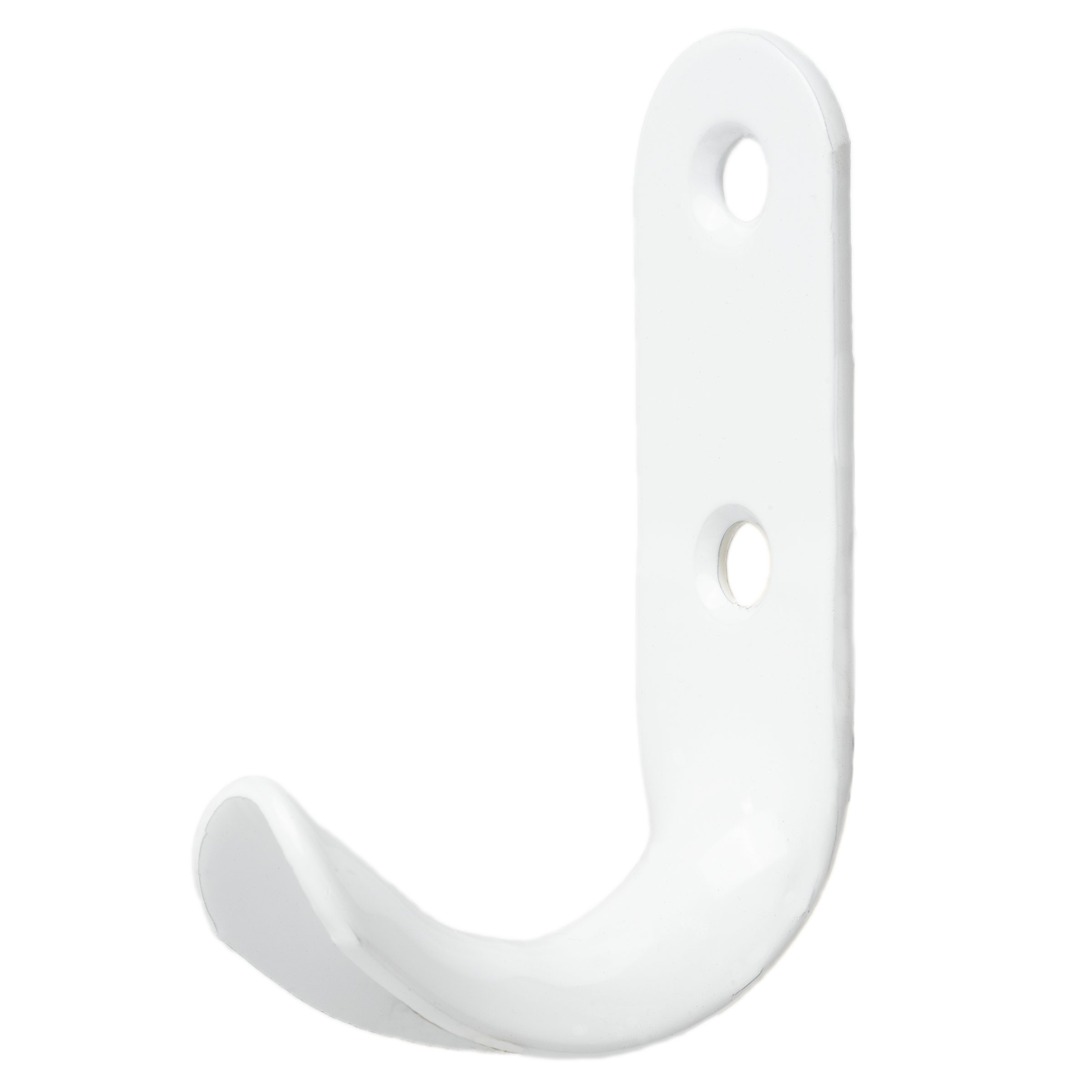 Вешалка настенная №7 1 крючок цвет белый