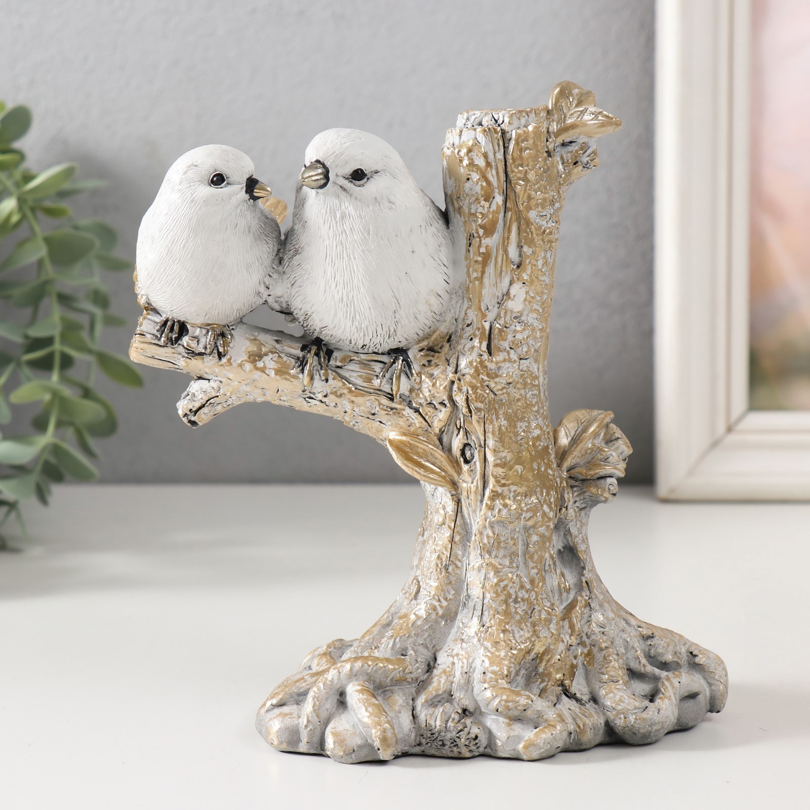 Изображение товара Сувенир "Две птички на ветви дерева" 15x10x16 см