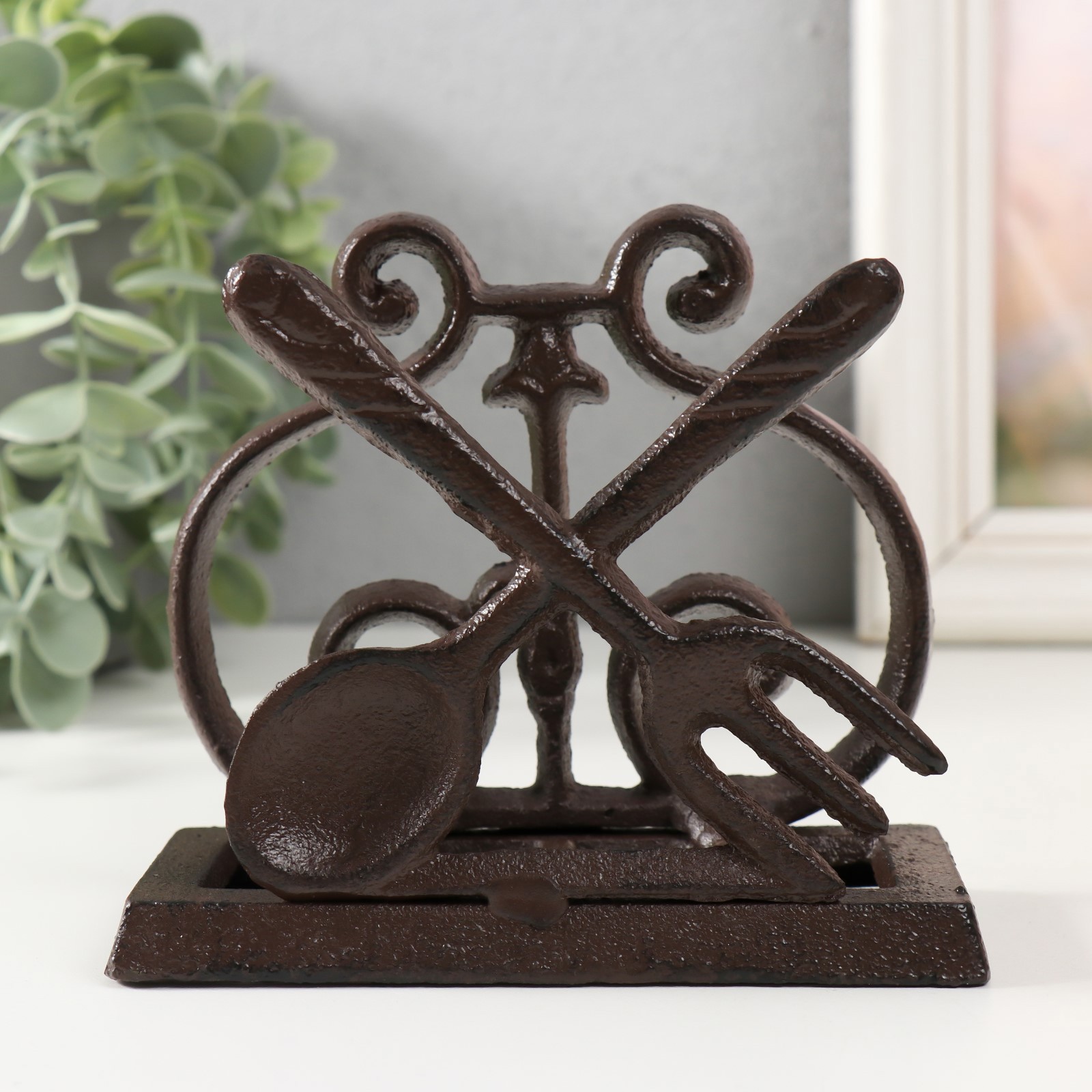 Изображение товара Подставка "Ложка и вилка" 13.2x6.4x11.5 см