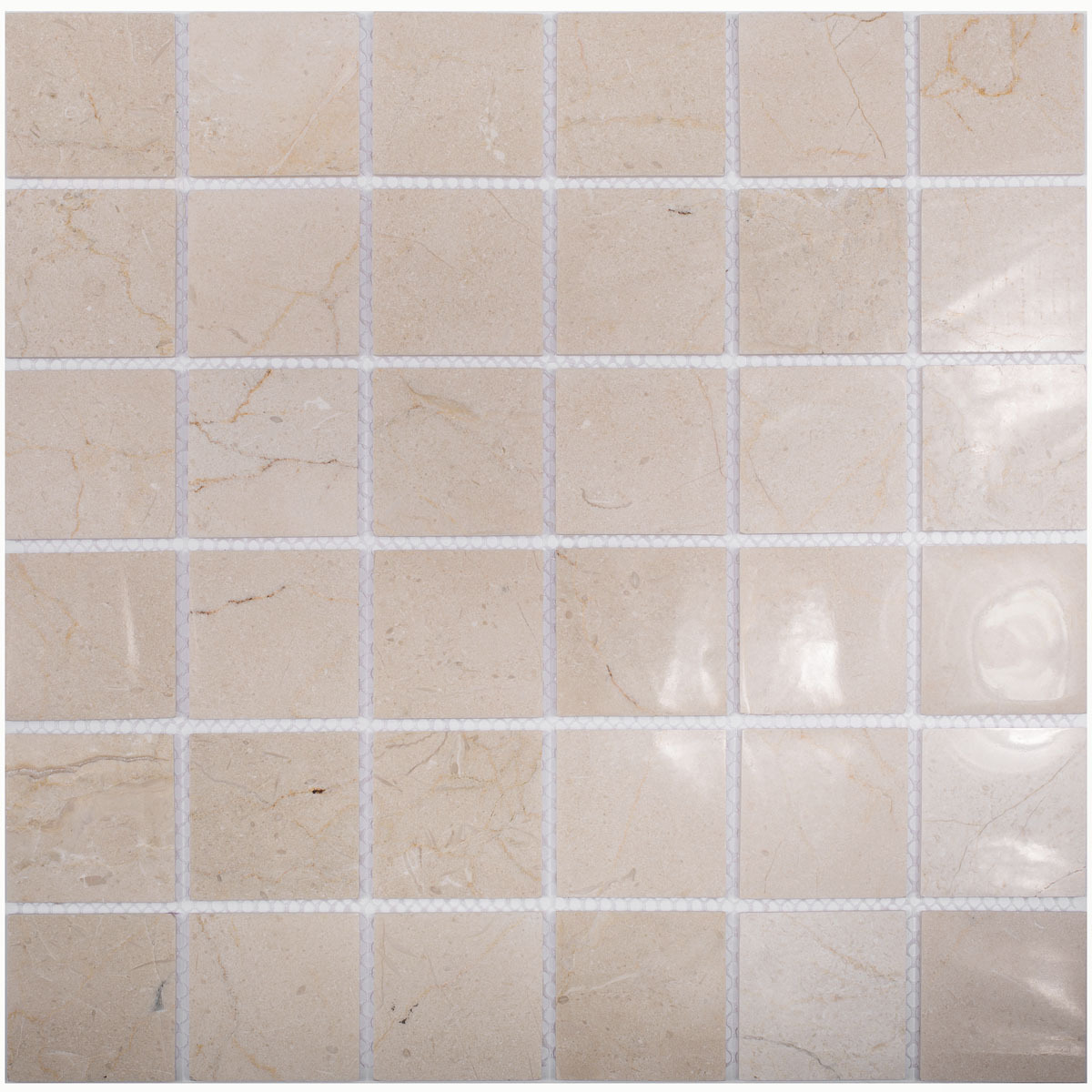 Изображение товара Декоративная мозаика Starmosaic X48 crema marfil polished 1236030 30.5x30.5см цвет Бежевый