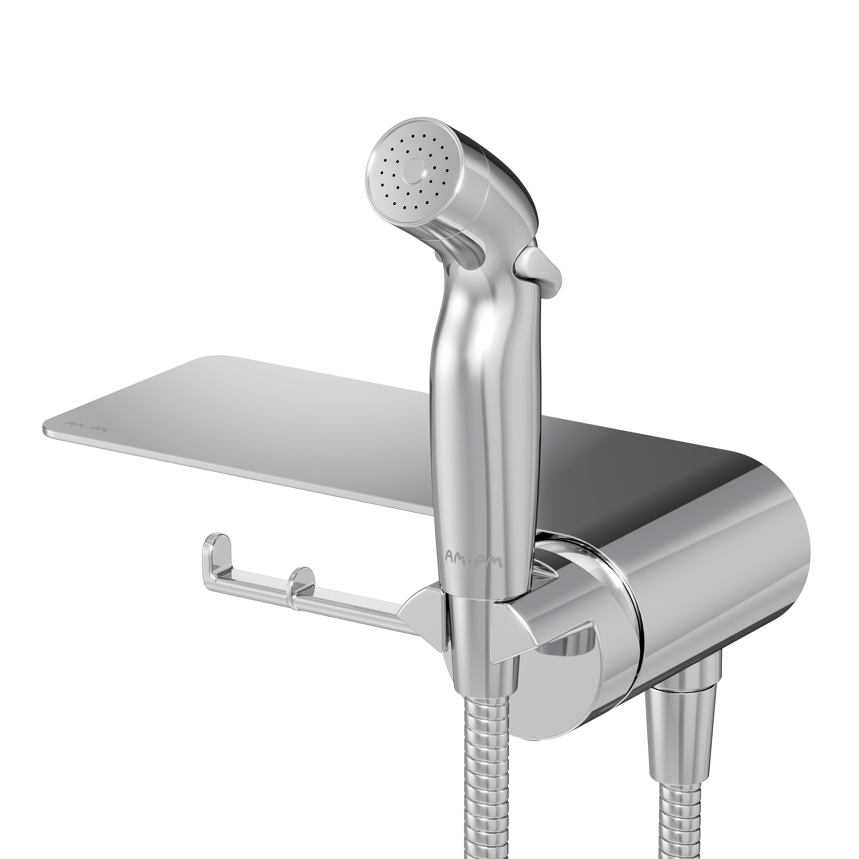 Изображение товара Гигиенический душ AM.PM Flash F0H9H800 набор со смесителем цвет хром