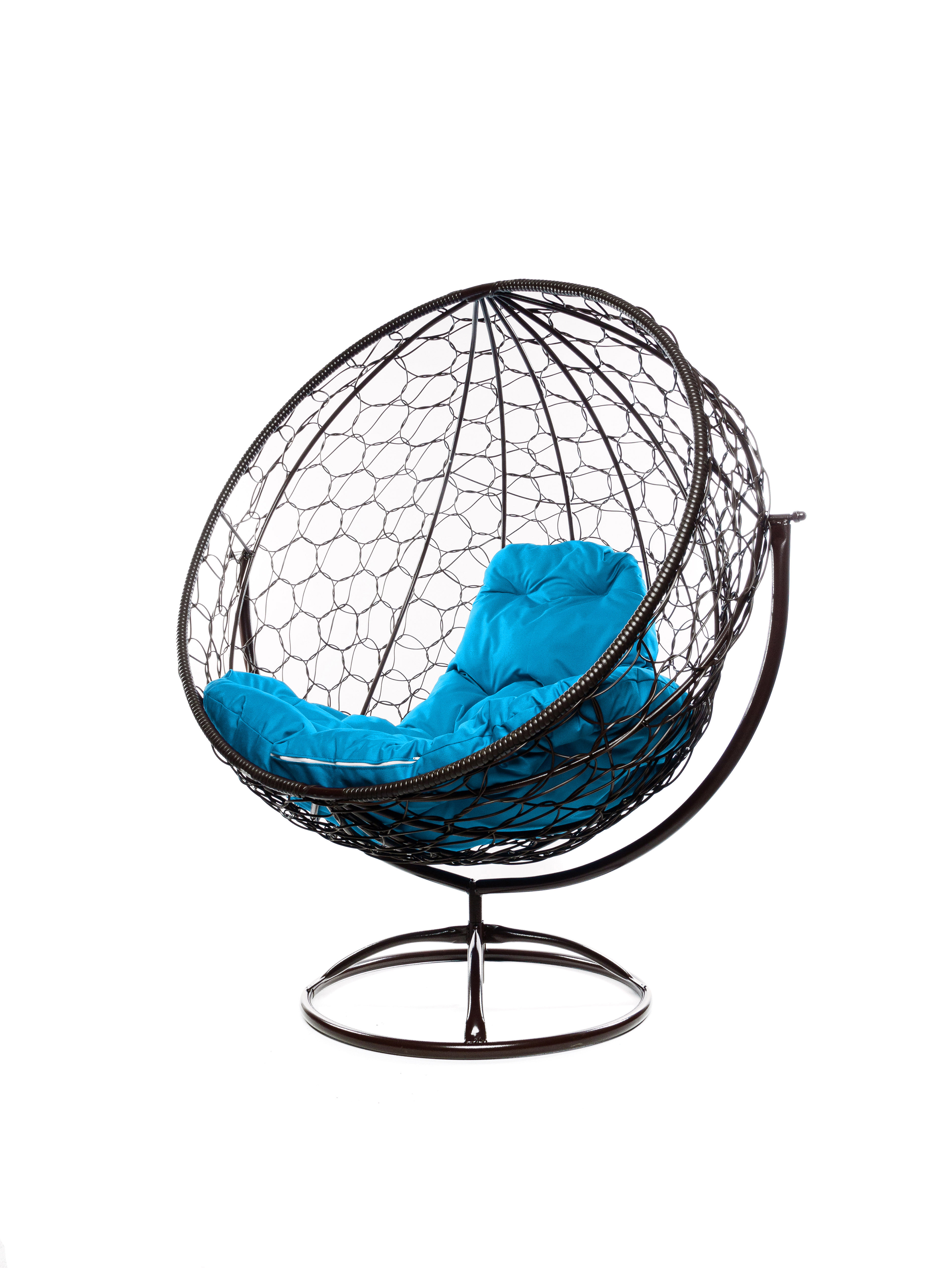 Изображение товара Кресло садовое M-group 11100203 Круг 106 см x 69 см x 139 см искусственный ротанг коричневый