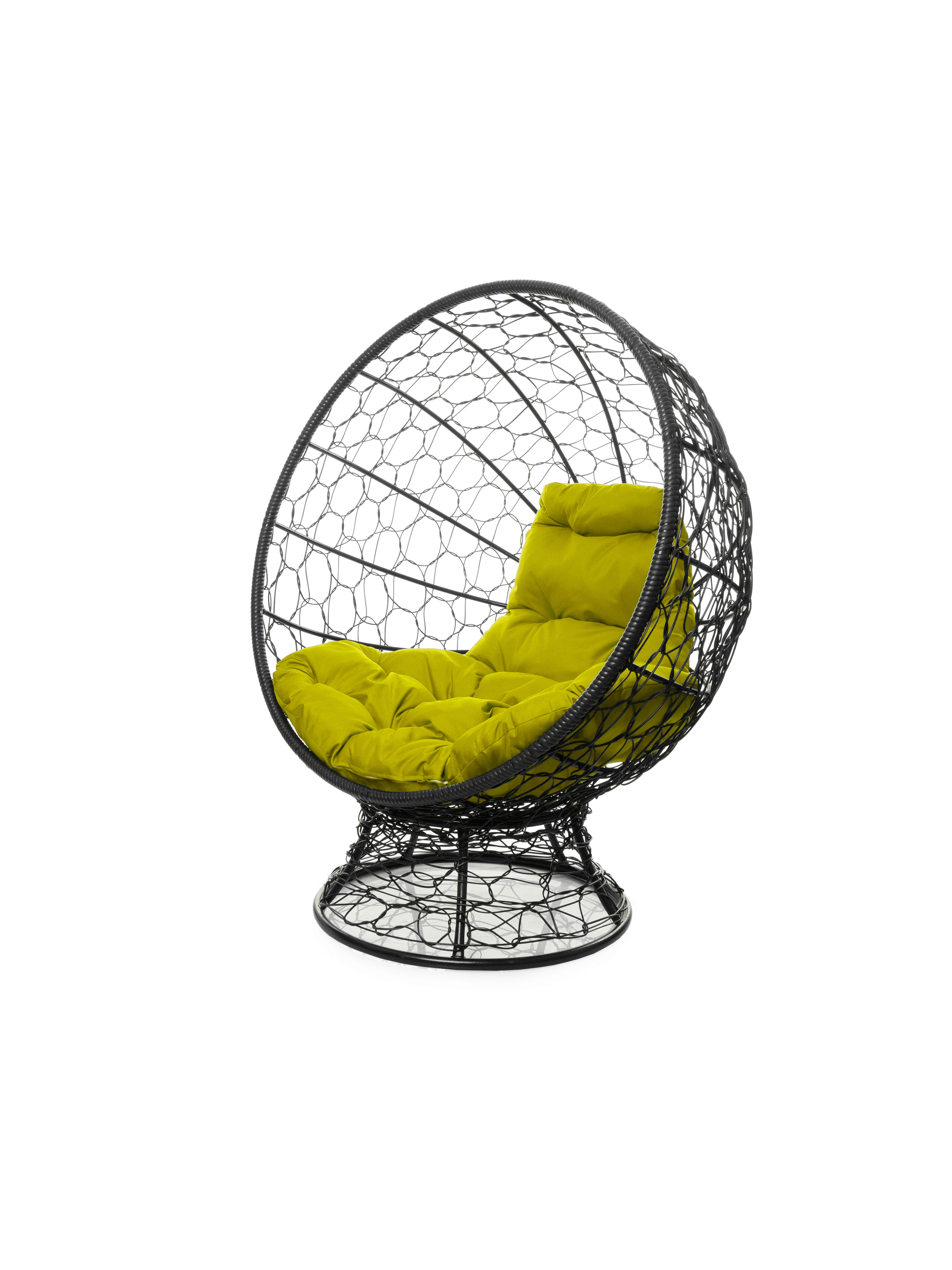 Изображение товара Кресло садовое M-group 11590411 Кокос 110 см x 90 см x 132 см искусственный ротанг черный