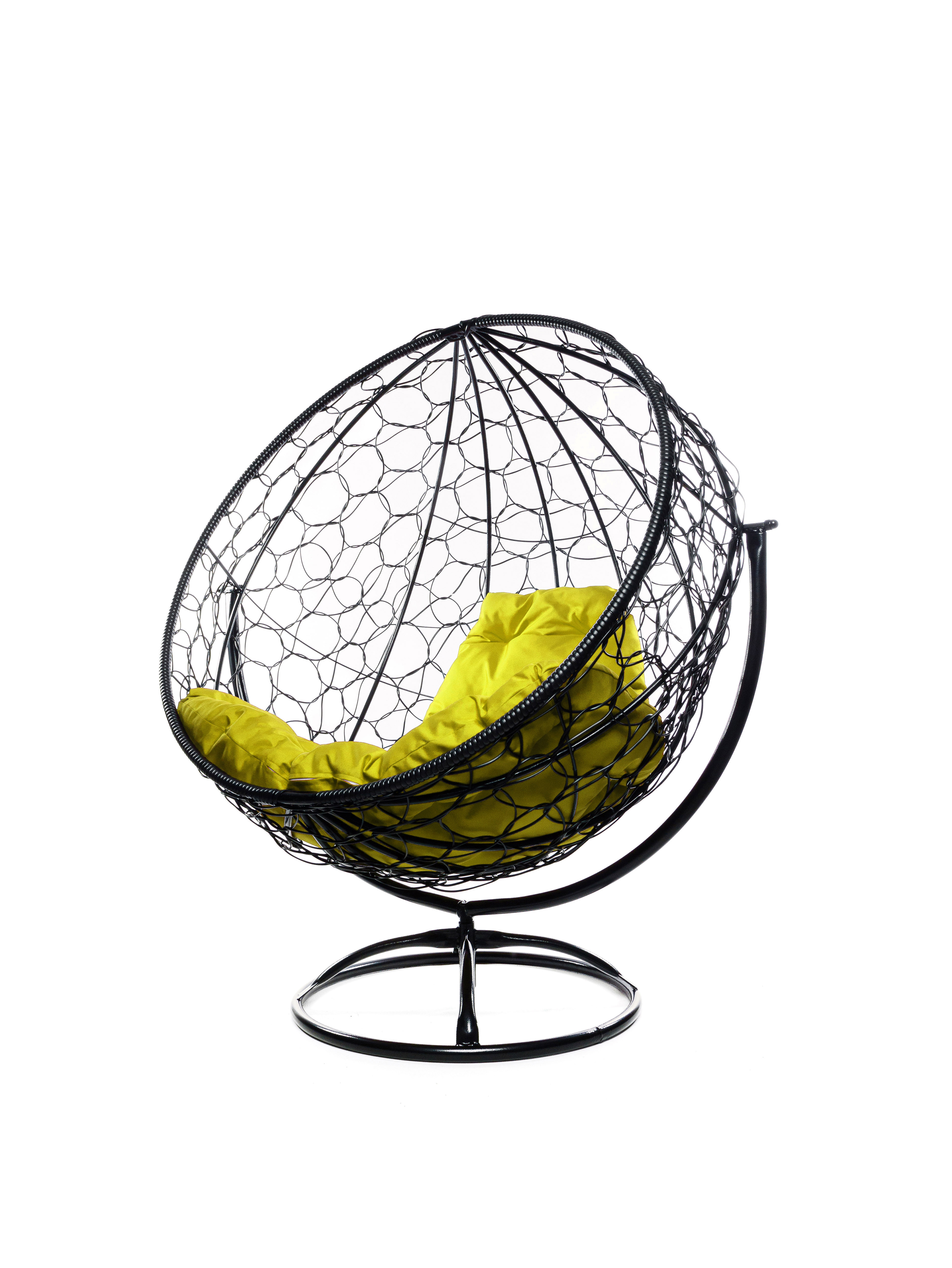 Изображение товара Кресло садовое M-group 11100411 Круг с искусственным ротангом черный