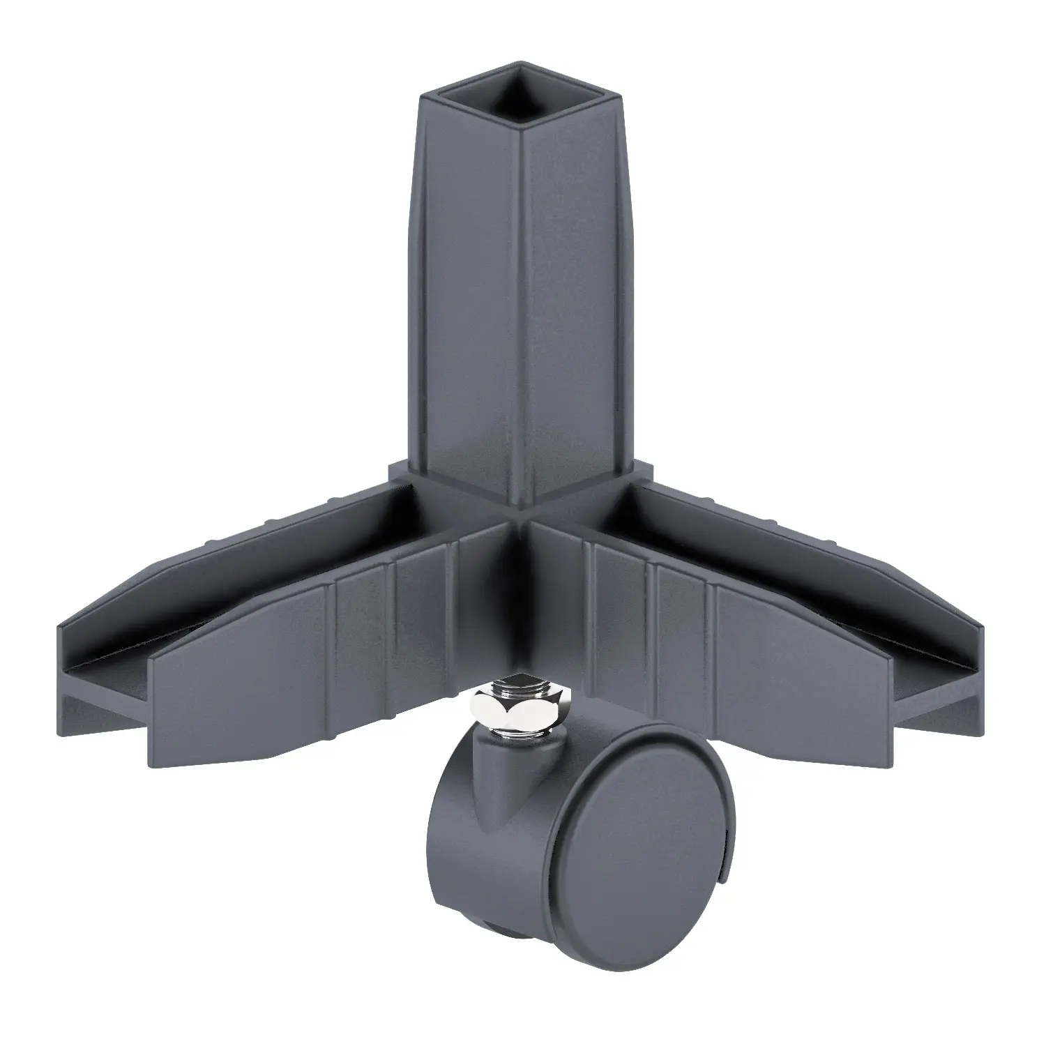 Коннектор 3 Лофт с колесной опорой цвет графит