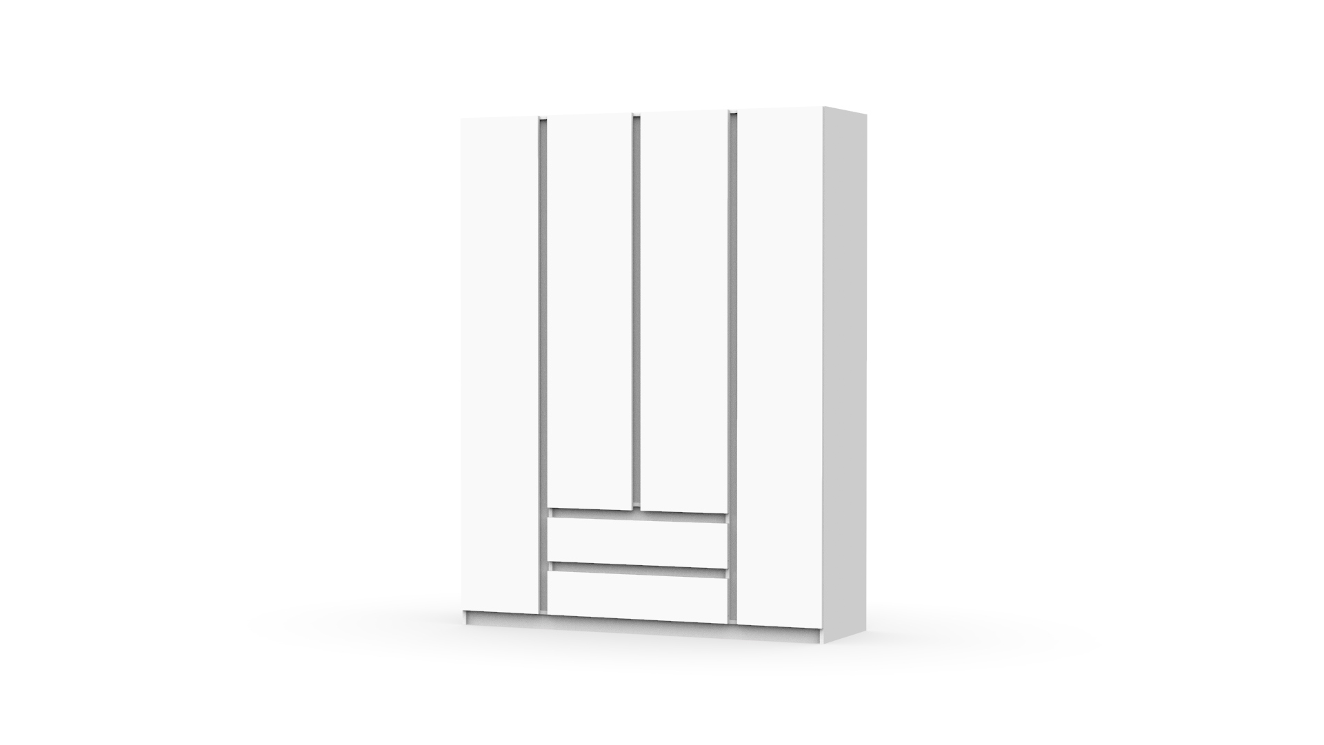 Изображение товара Шкаф распашной Эверест 160x210 см белый