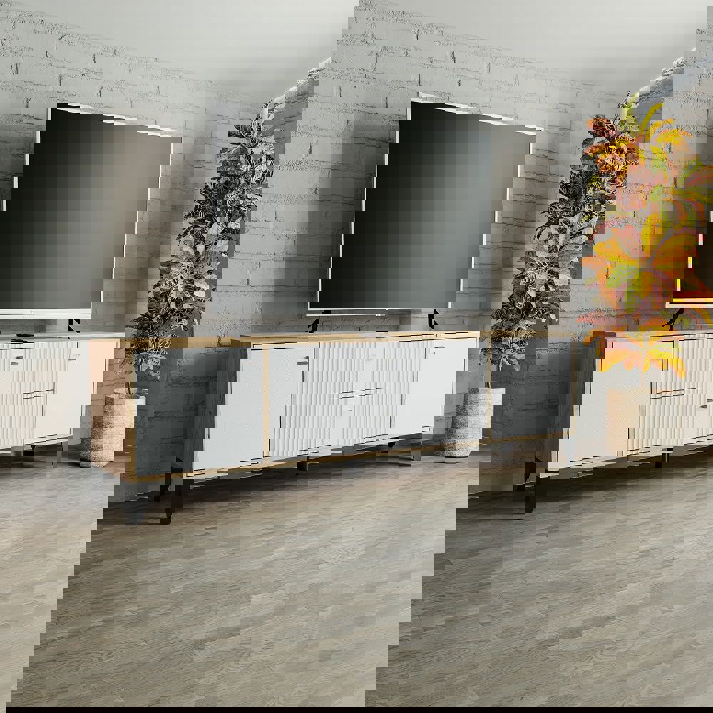 Изображение товара Тумба под телевизор Тэкс Парус 180.2x53x40 см ЛДСП цвет белый