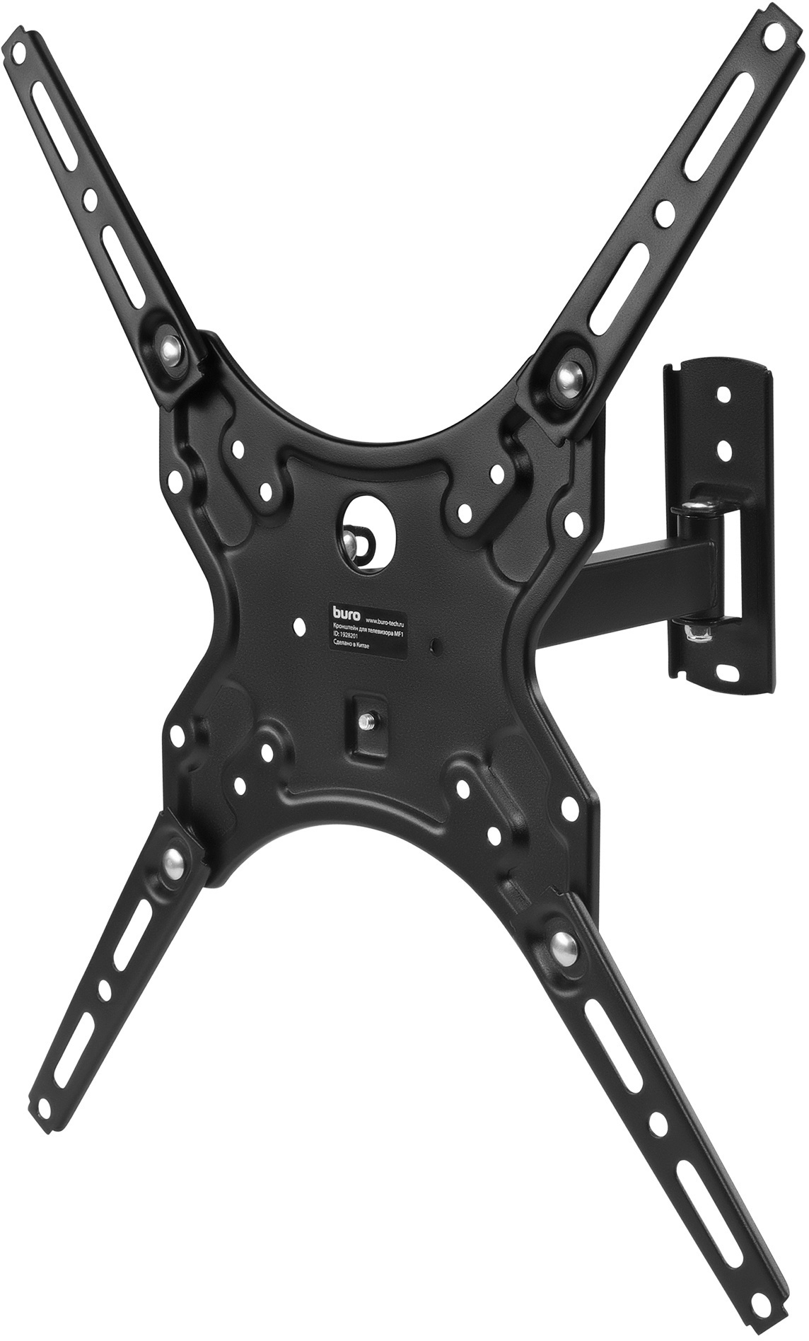 Изображение товара Кронштейн для крепления телевизора Buro MF1 40x40 см цвет черный