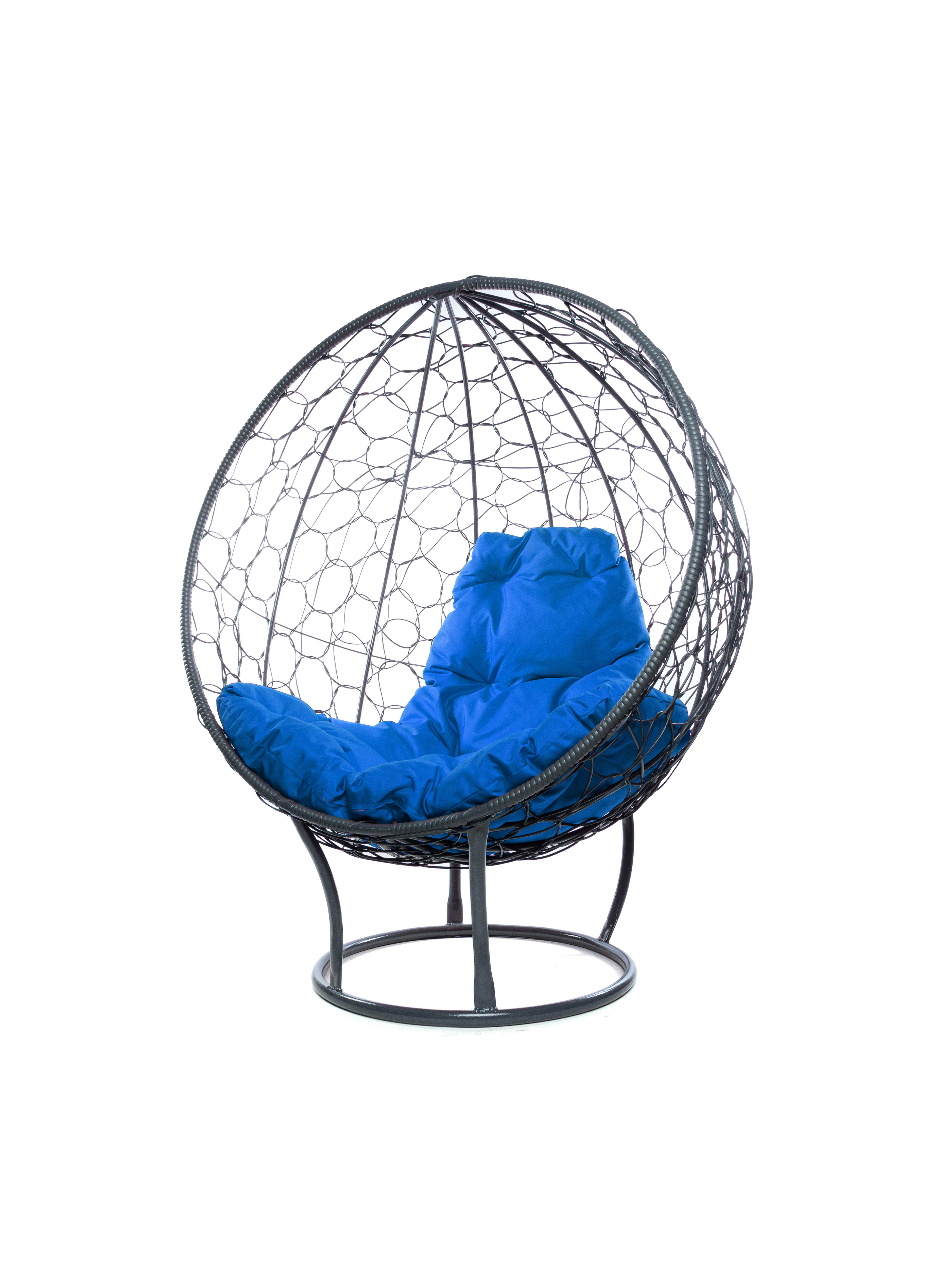 Изображение товара Кресло садовое M-group 11080310 Круг из искусственного ротанга серое