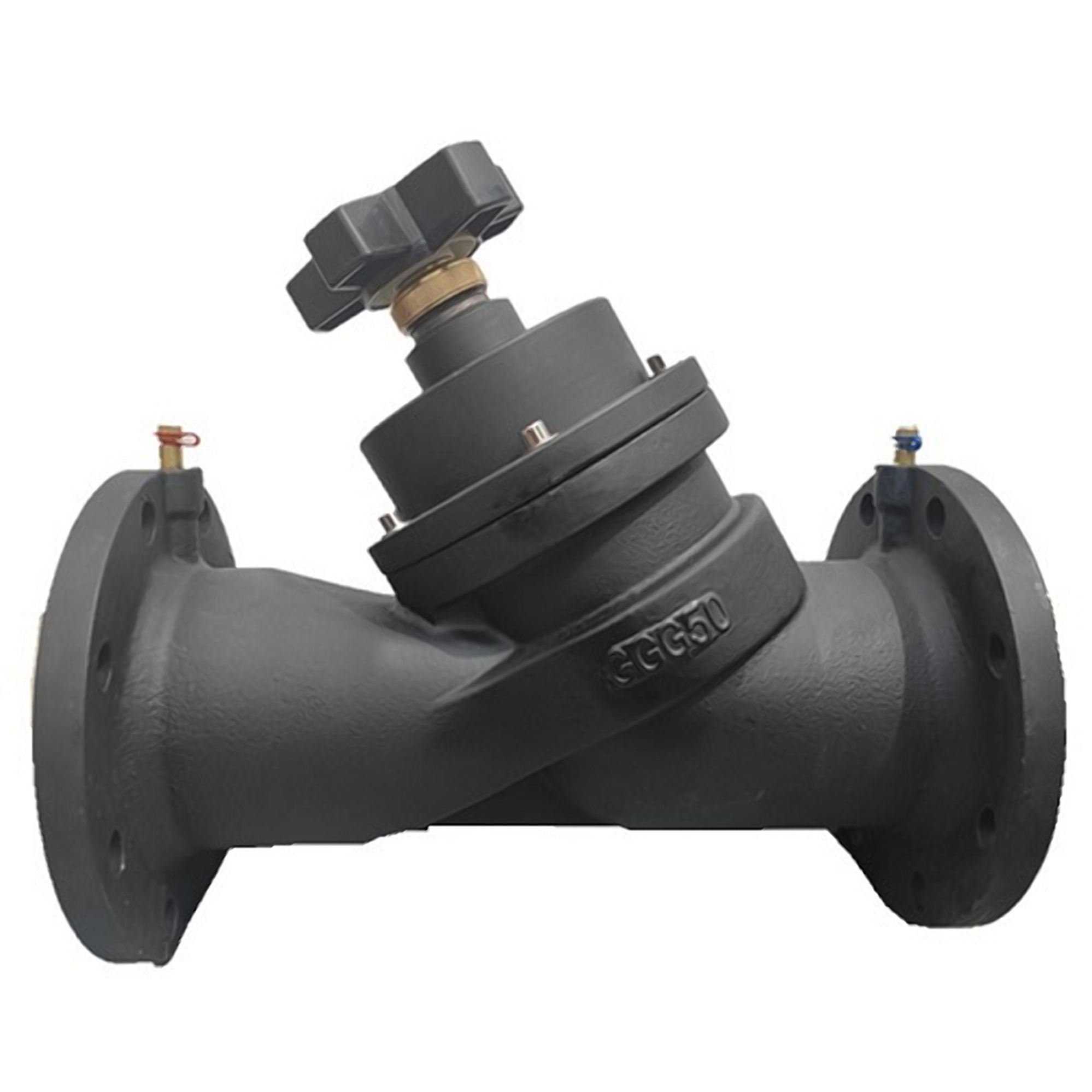 Изображение товара Клапан балансировочный чугунный DN100 PN16 DN.ru D080-00389 с рукояткой