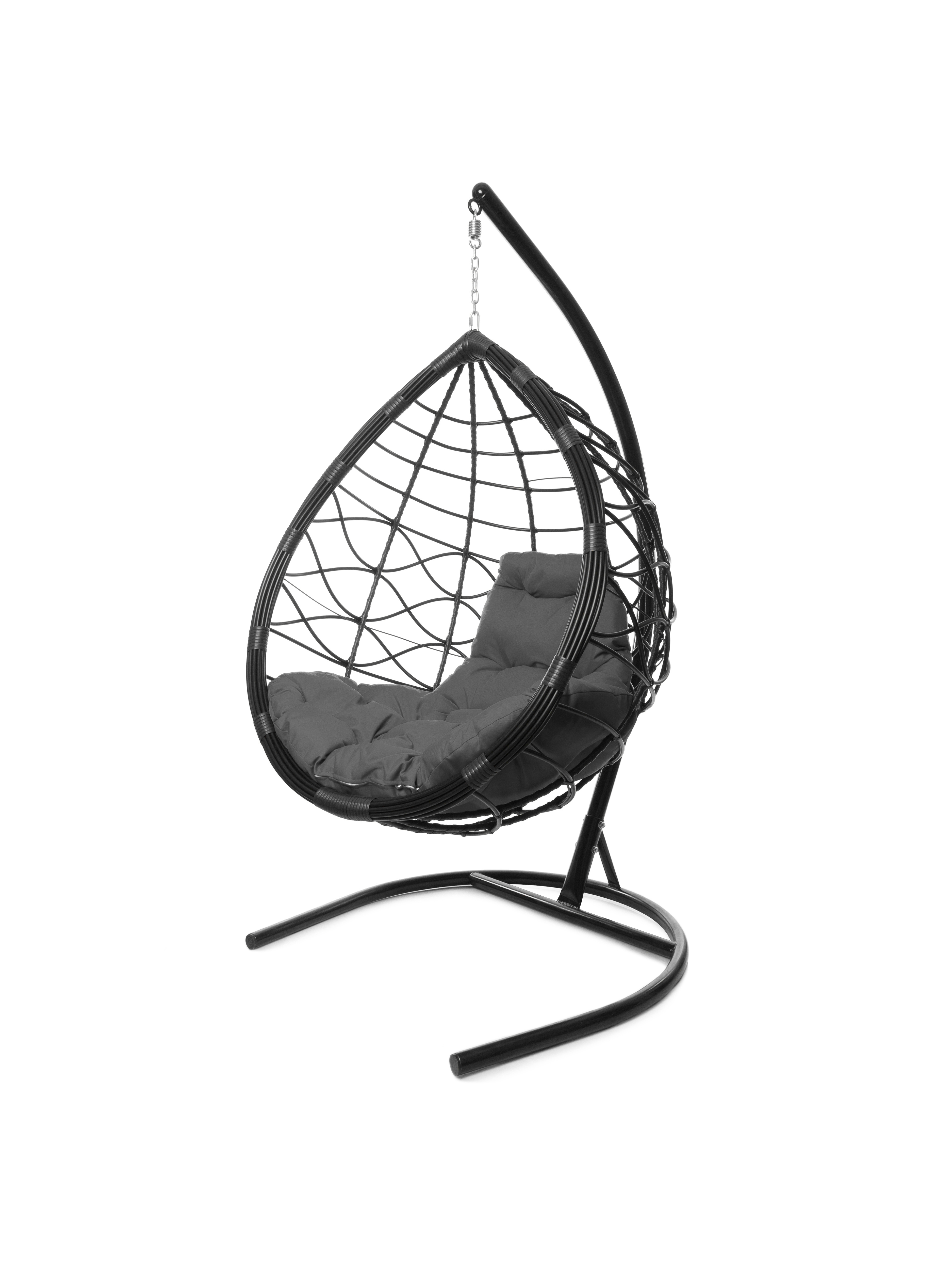 Изображение товара Кресло подвесное M-group 11530409 Капля лори 1-но местное до 120 кг черный