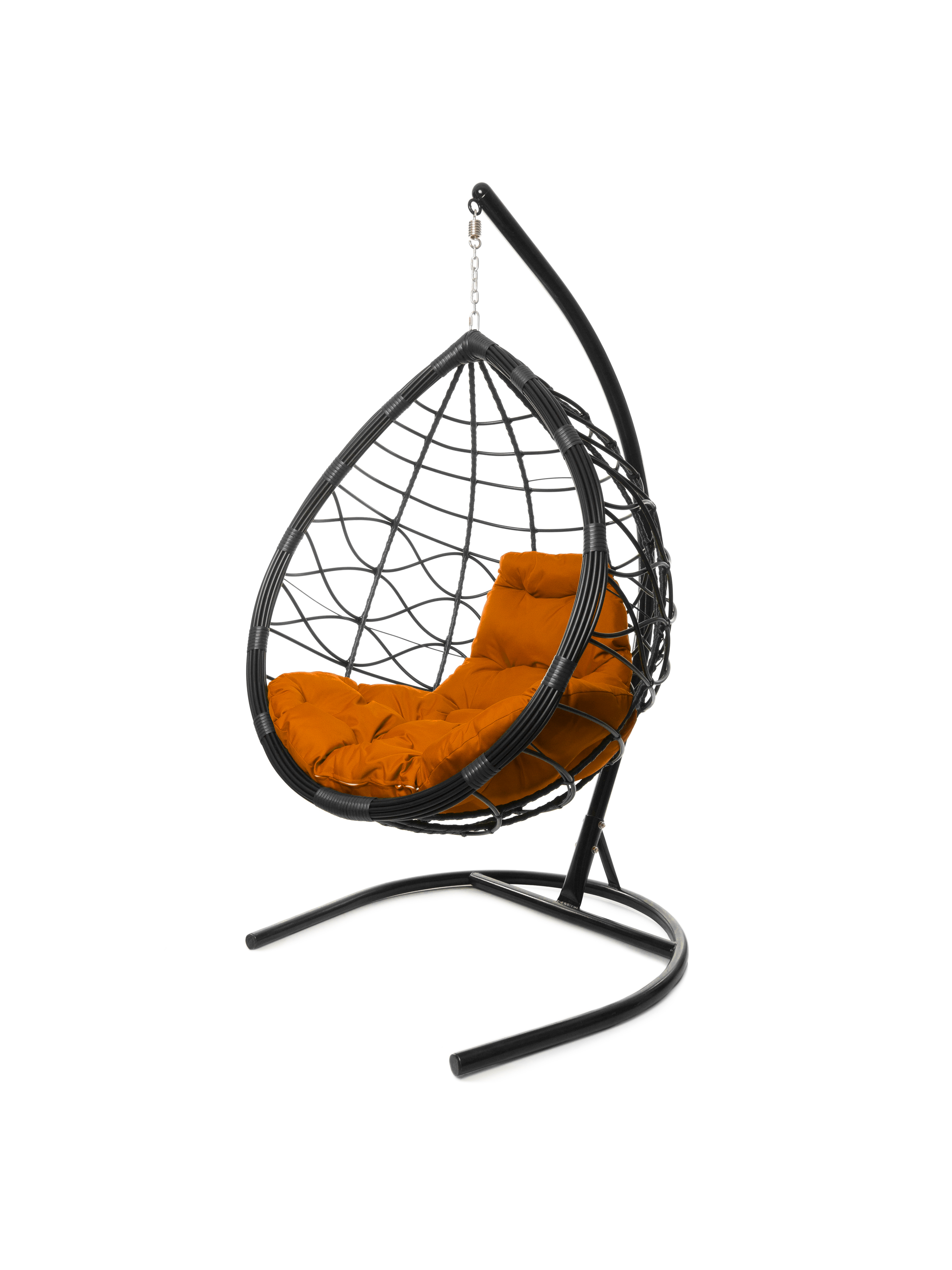 Изображение товара Кресло подвесное Капля Лори M-GROUP сталь ротанг 1-местное до 120 кг Россия