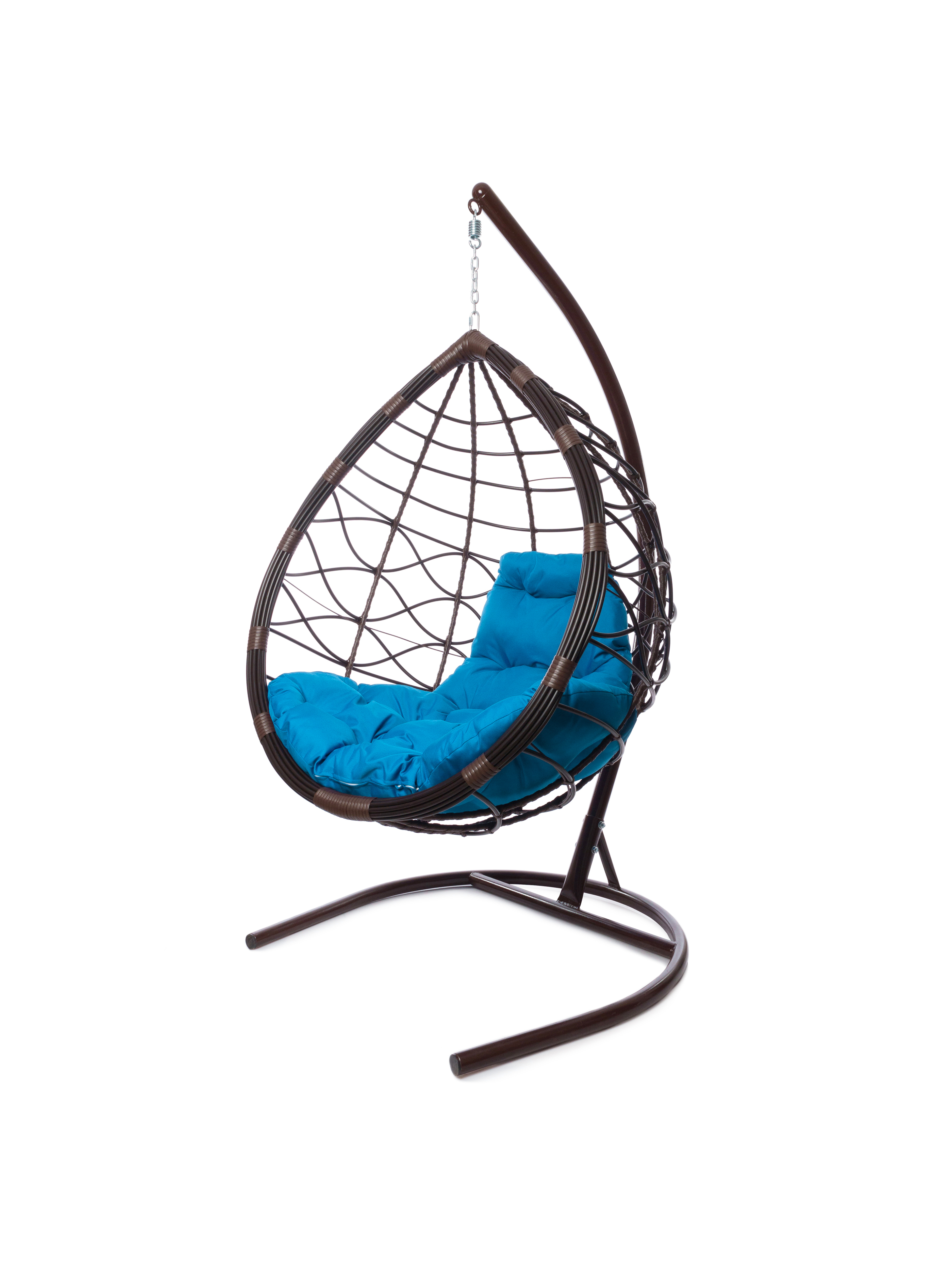 Изображение товара Кресло подвесное Капля Лори M-GROUP 1-местное до 120 кг коричневое