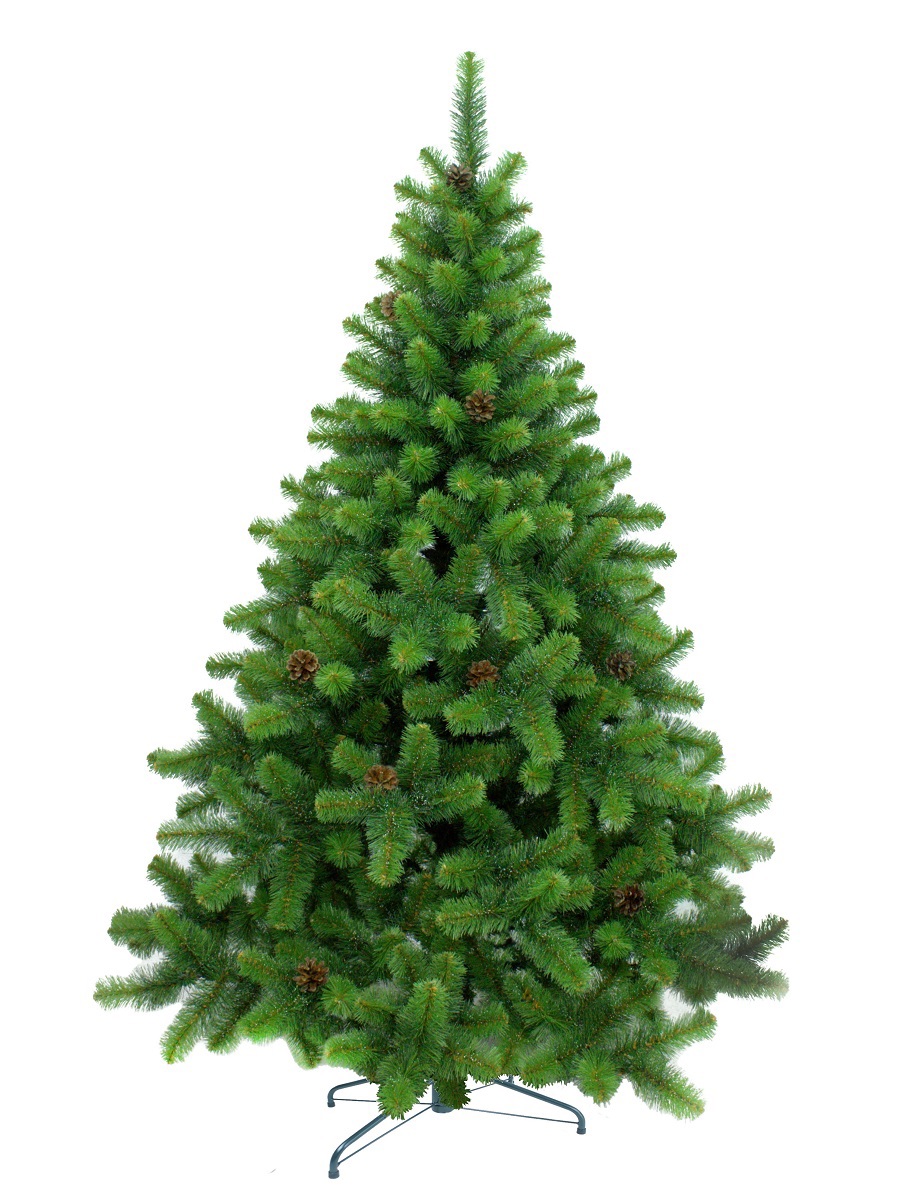 Изображение товара Искусственная елка Morozco Сказка 1.8 м с инеем и шишками для Нового года