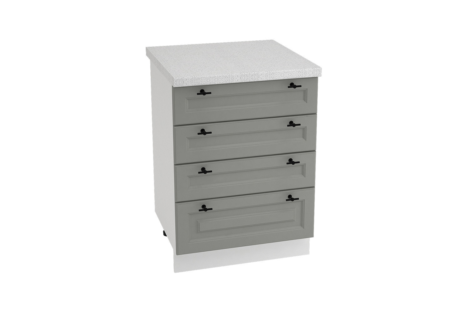 Изображение товара Напольный шкаф Сурская мебель Magnum 60x81.6x47.8 см 4 ящика серый