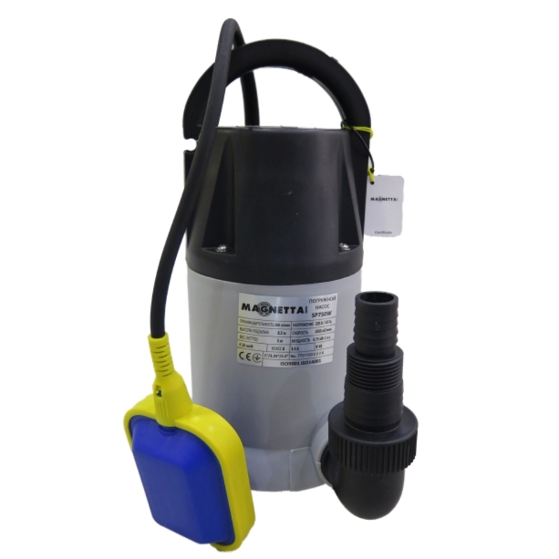 Изображение товара Насос погружной дренажный MAGNETTA SP750W для чистой воды