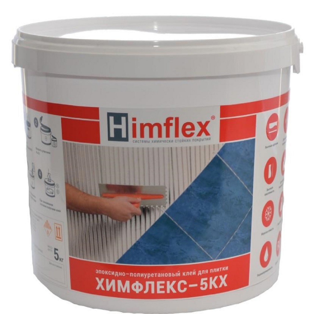 Клей полиуретановый Himflex 5КХ для плитки и камня белый 5 кг ️ купить ...