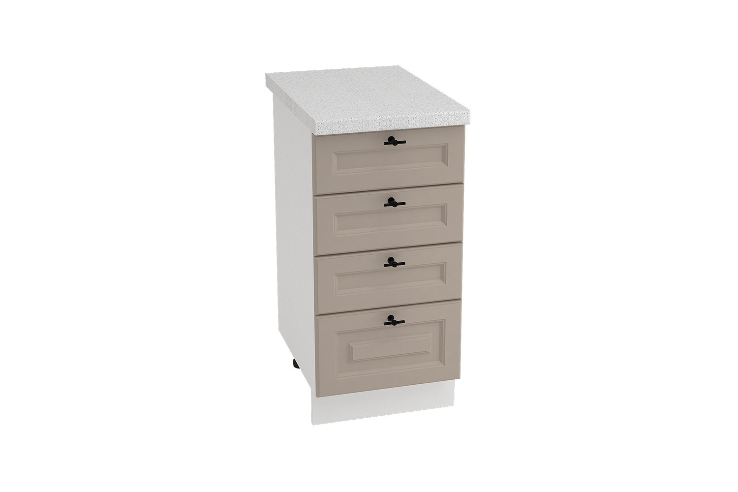 Изображение товара Напольный шкаф Сурская мебель Omnia 40x81.6x47.8 см 4 ящика ЛДСП цвет коричневый