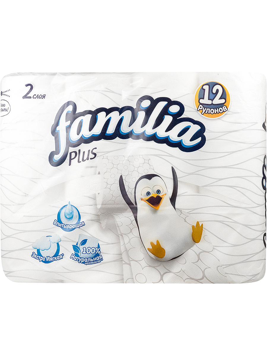 Изображение товара Туалетная бумага Hayat Familia Plus 2-слойная 12 рулонов Изображение товара Туалетная бумага Hayat Familia Plus 2-слойная 12 рулонов