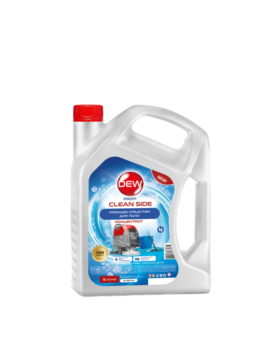 Изображение товара Средство для мытья пола Only DEW Profi Clean side щелочное 5 кг