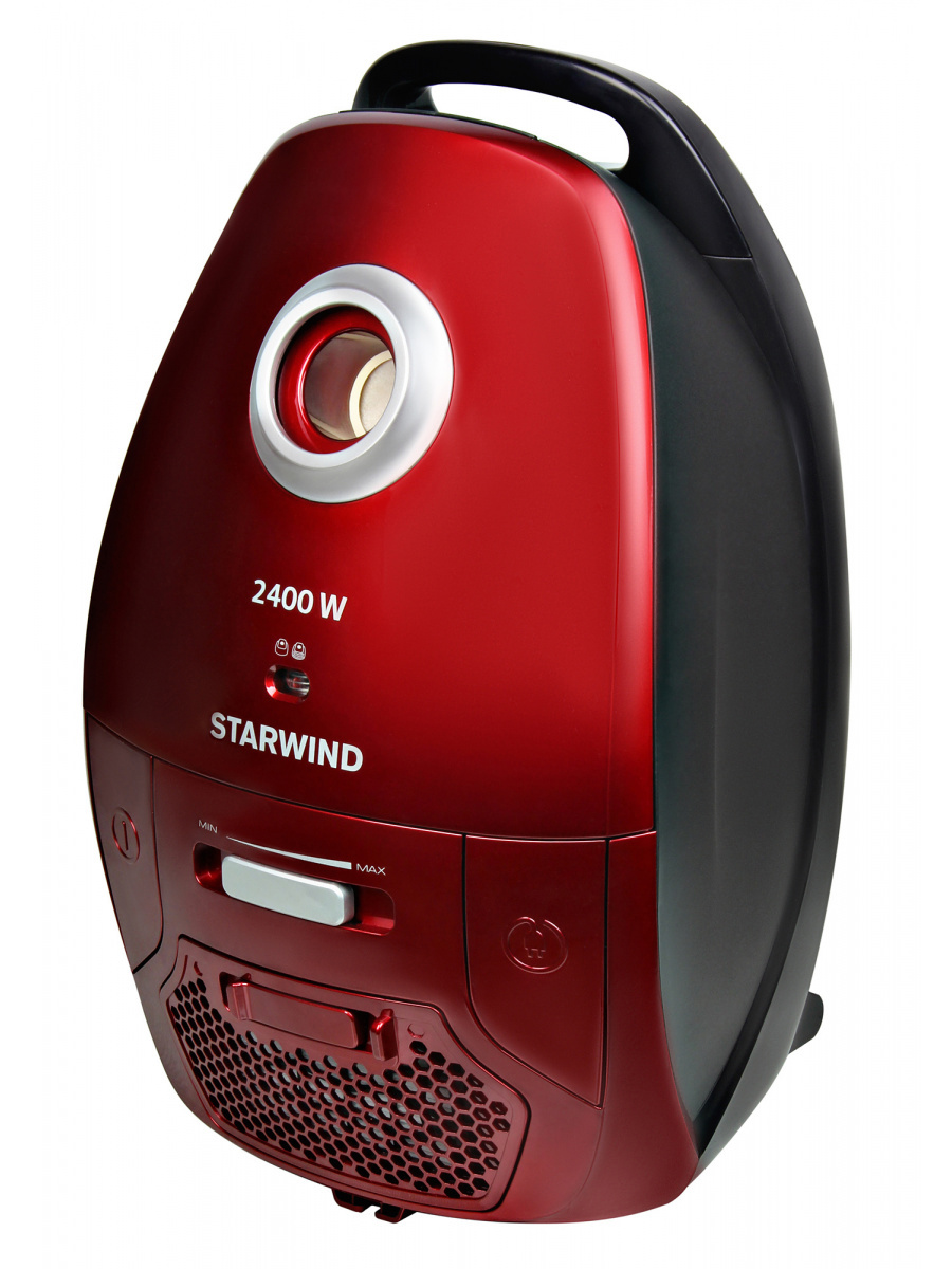 Изображение товара Пылесос с пылесборником StarWind SCB5570 2400 Вт красный для дома