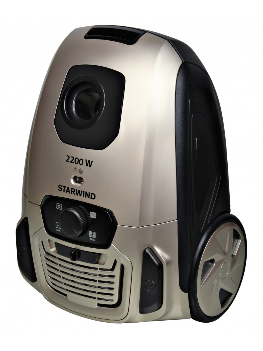 Изображение товара Пылесос с пылесборником Starwind Scb4550 2200 Вт цвет жёлтый/золотой