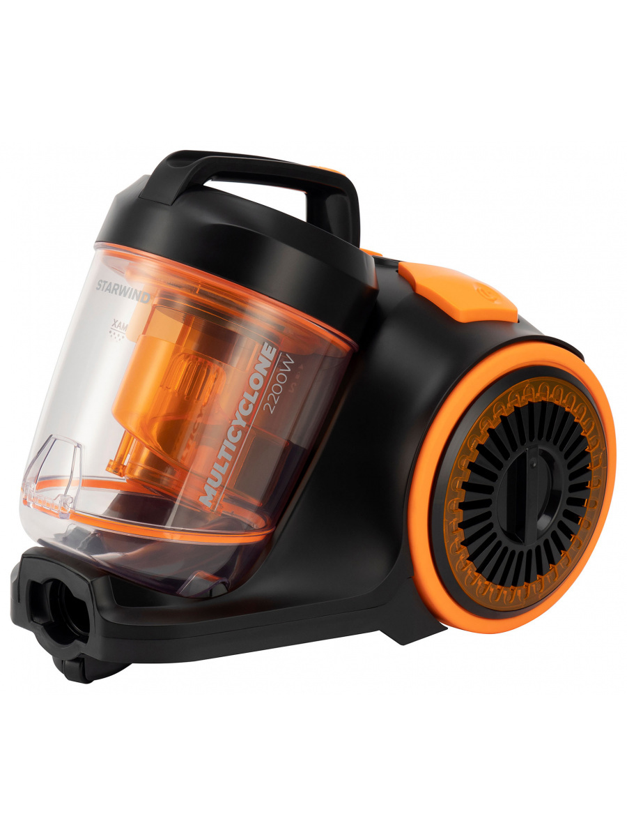 Изображение товара Пылесос с контейнером Starwind SCV2285 2200 Вт черный для дома влажной уборки нет
