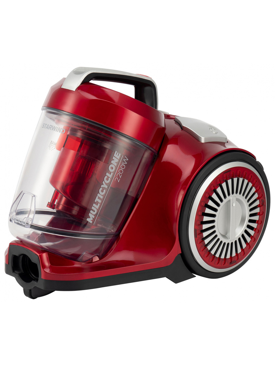 Изображение товара Пылесос с контейнером StarWind SCV2286 2200 Вт красный для сухой уборки