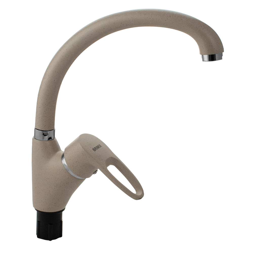 Изображение товара Смеситель для кухни однорычажный Brimix 2029 излив 24 см ЦАМ цвет бежевый