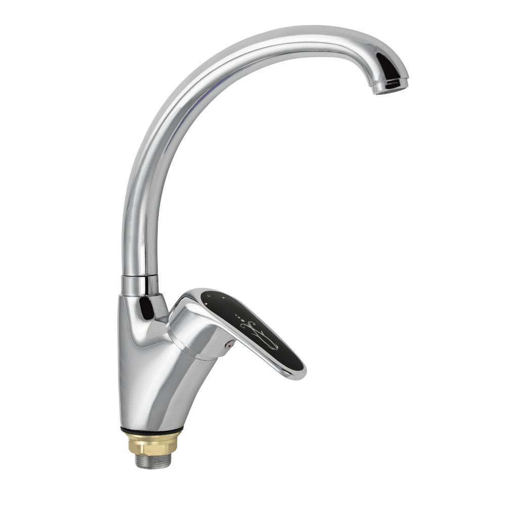 Изображение товара Однорычажный смеситель для кухни Russia-Moscow 2454 хром высокий C-образный излив