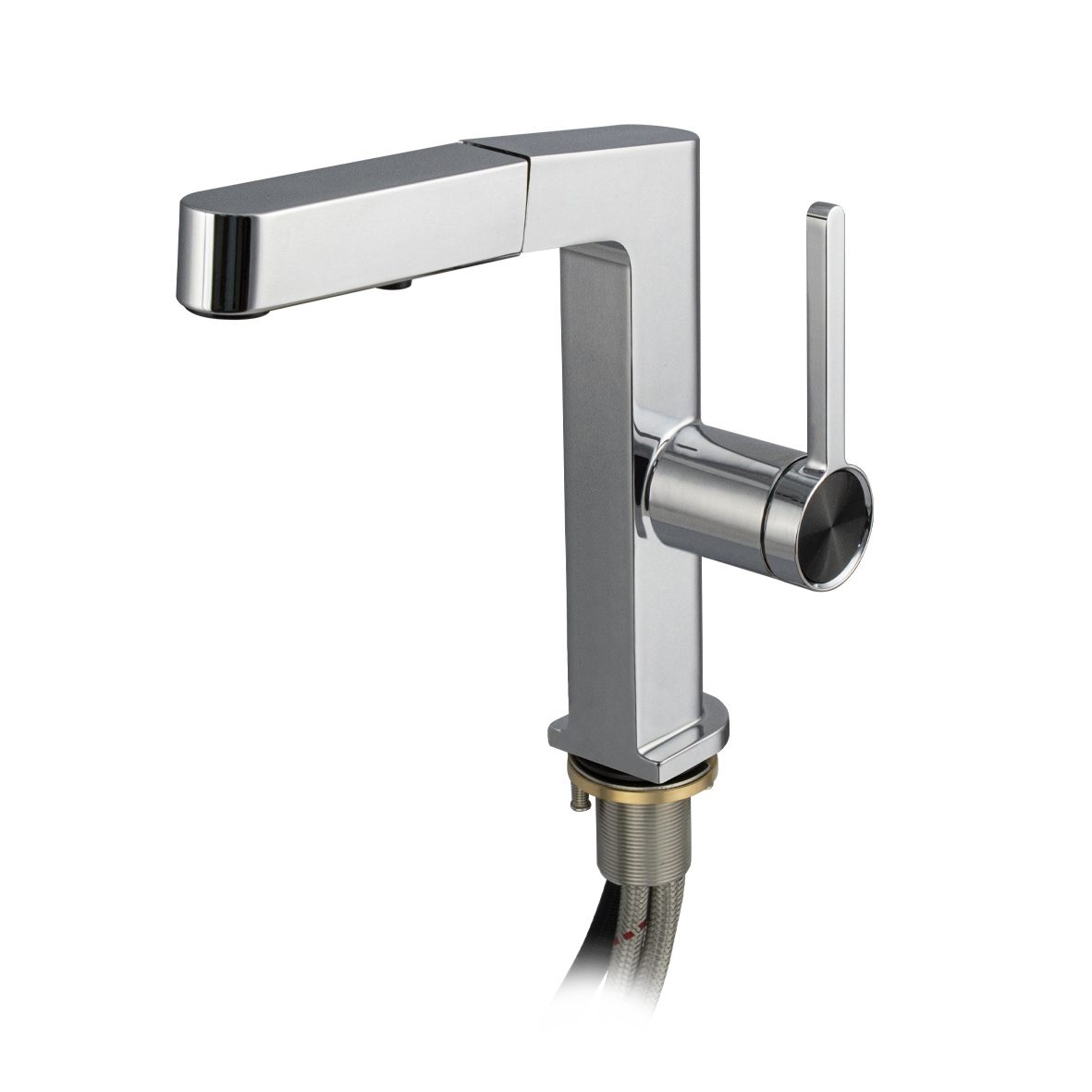 Изображение товара Смеситель для кухни Magnus 8235 выдвижной латунь золотистый с аэратором