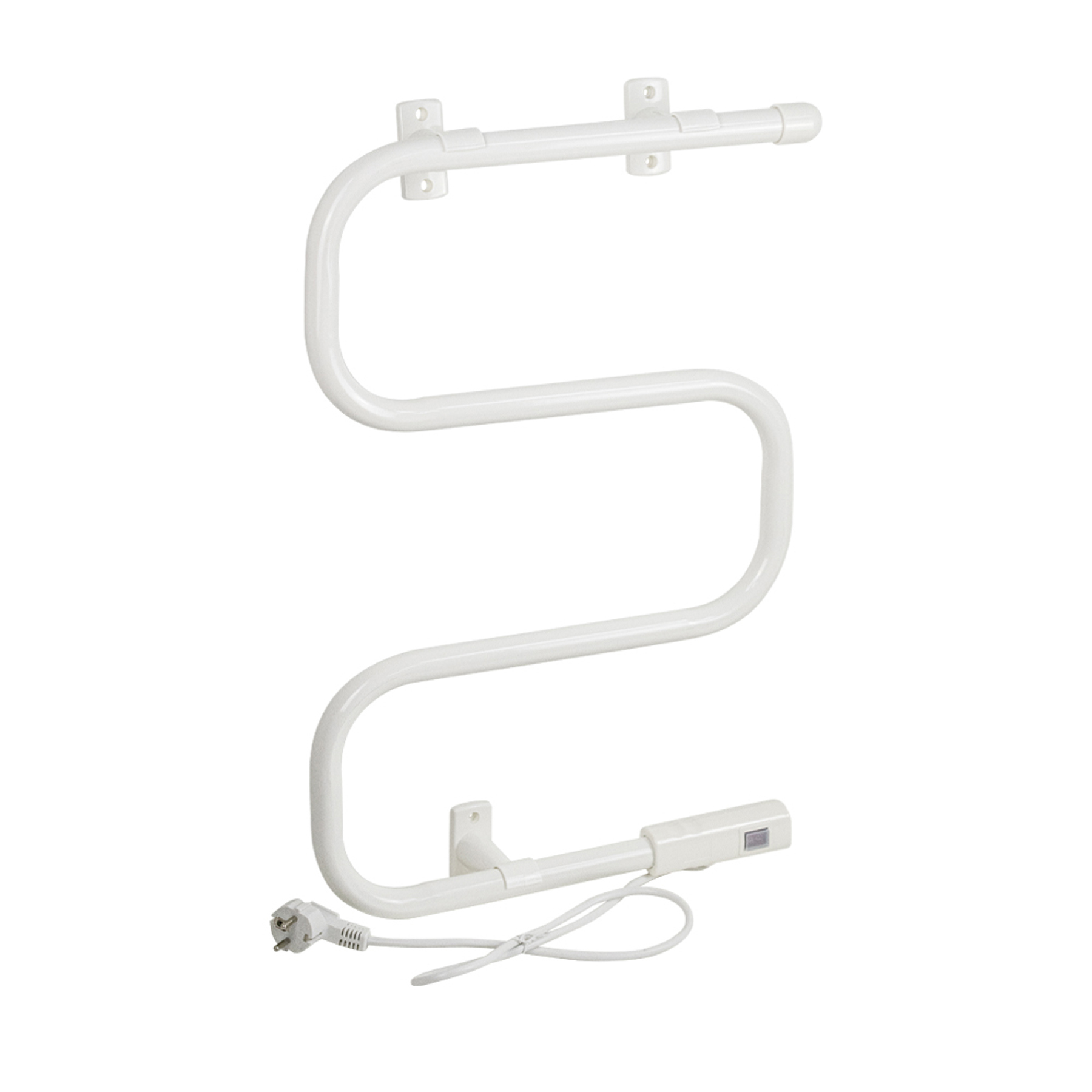 Изображение товара Электрический полотенцесушитель Brimix 600x400 мм 60 Вт М-образный белый