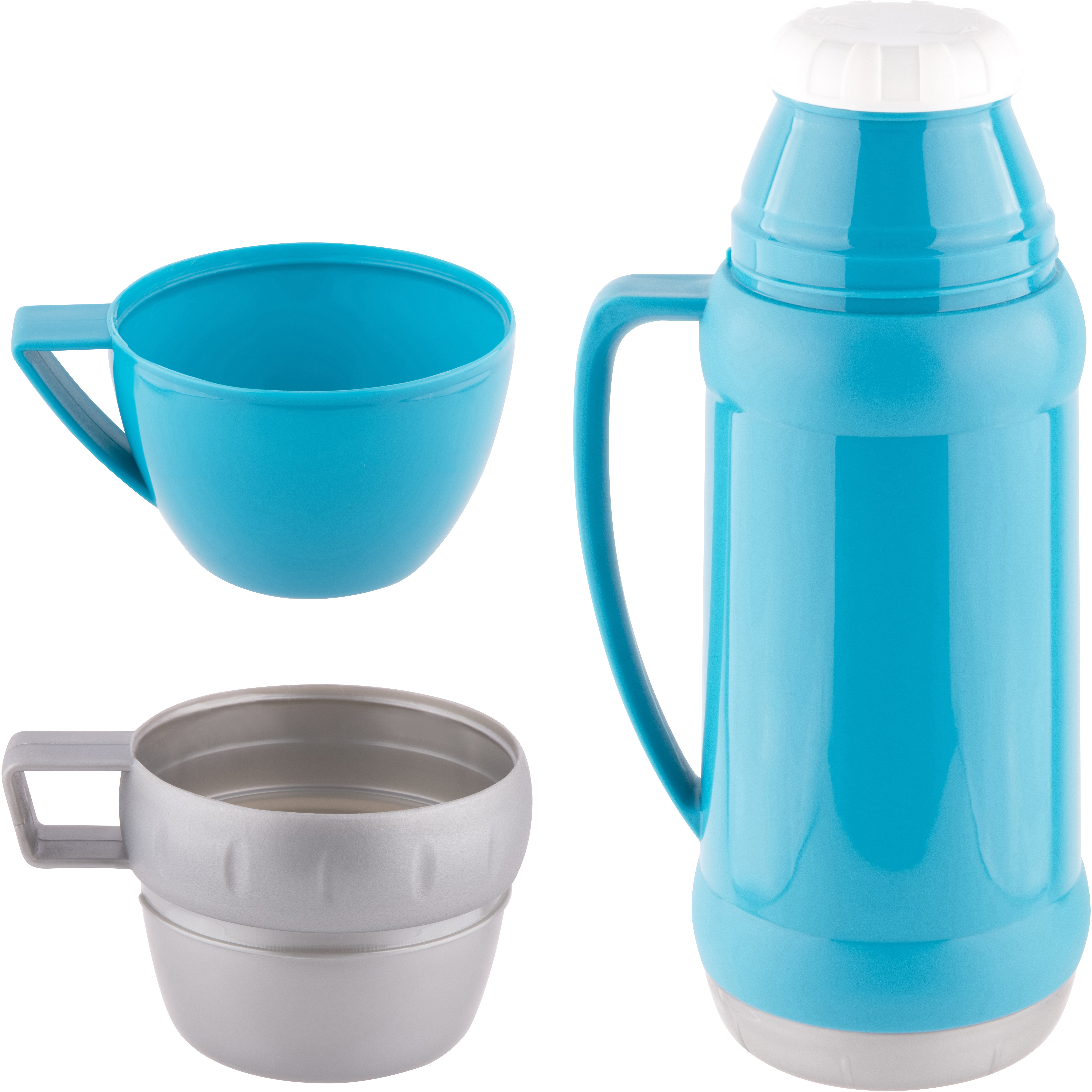 Изображение товара Термос 1 л Acqua стеклянная колба цвет синий