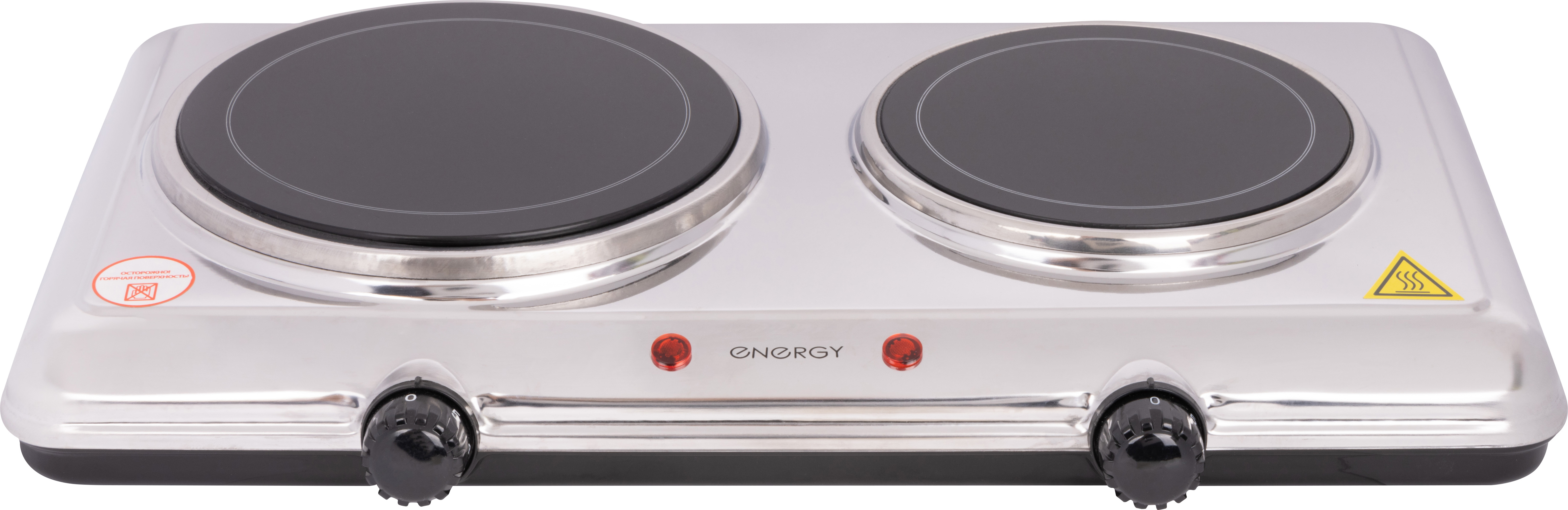 Изображение товара Электрическая настольная плита Energy EN-911 2 конфорки серый дизайн