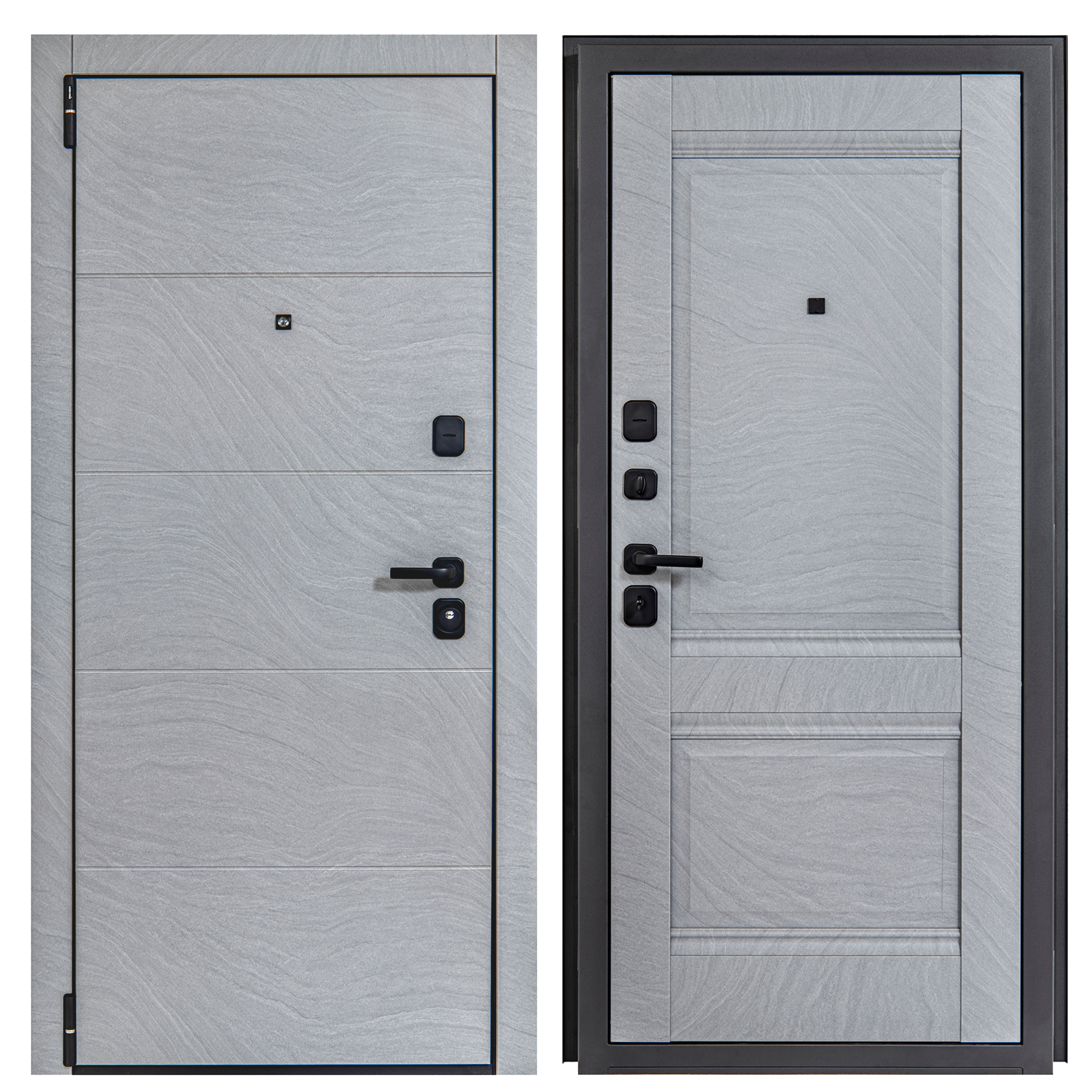 Изображение товара Дверь входная металлическая Порта Дюна 88x205 см левая дюна серая