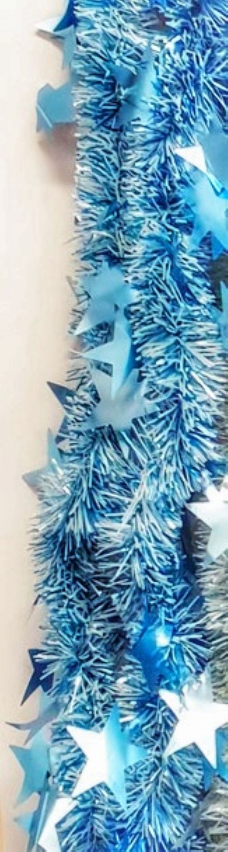 Изображение товара Гирлянда ПВХ магия праздника MAG6-50- 3-Z синяя 2000 см декоративная мишура