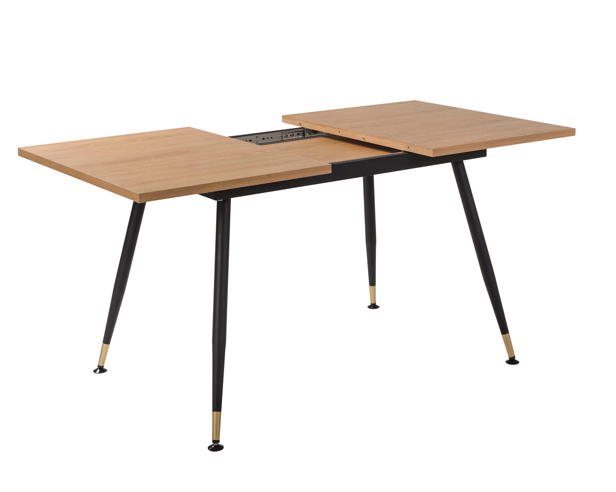 Изображение товара Обеденный раскладной стол R-Home Месси 120-160x75x80 см светло-коричневый