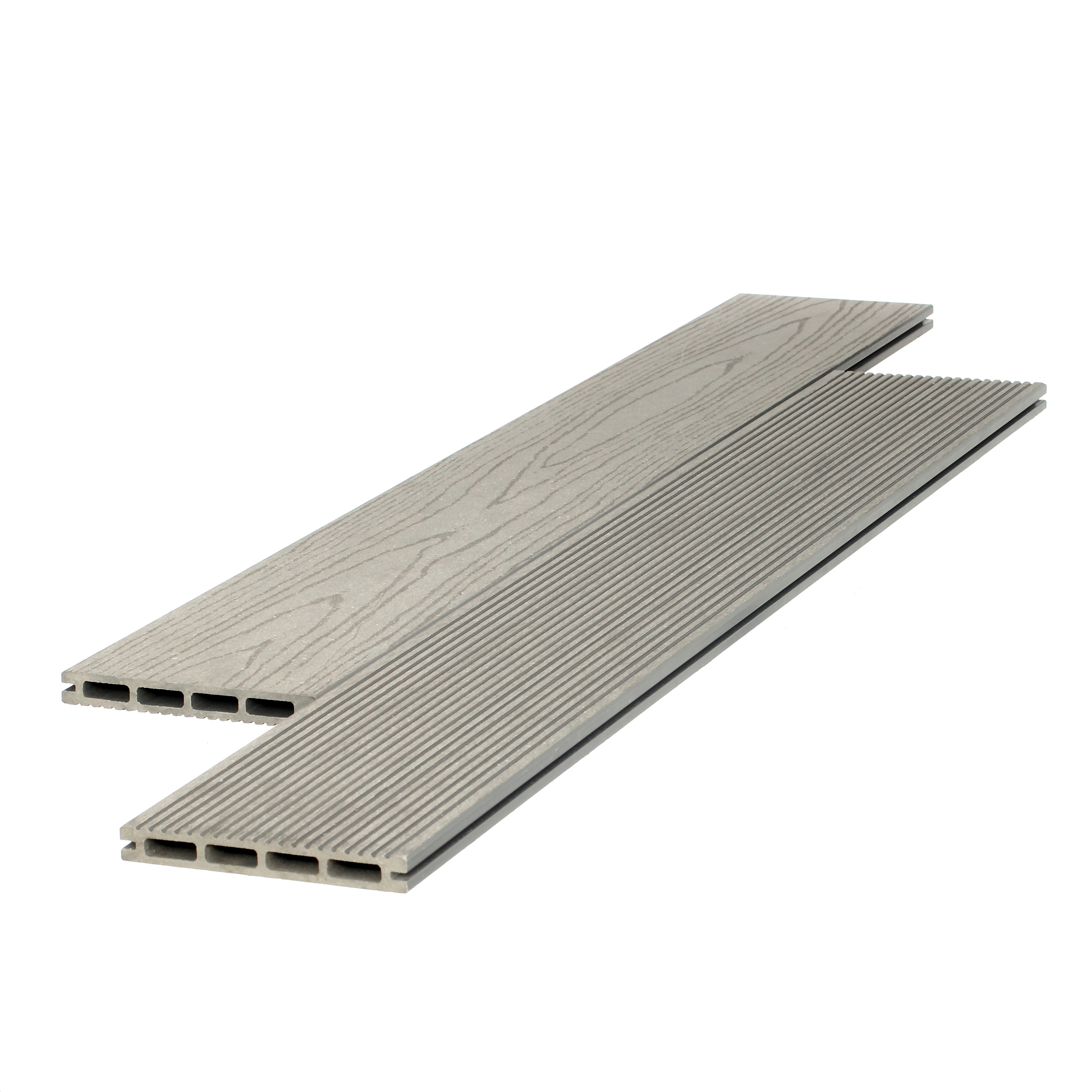 Изображение товара Террасная доска МДПК DIASDECK серый дым 2000x140x18 мм, 5 шт