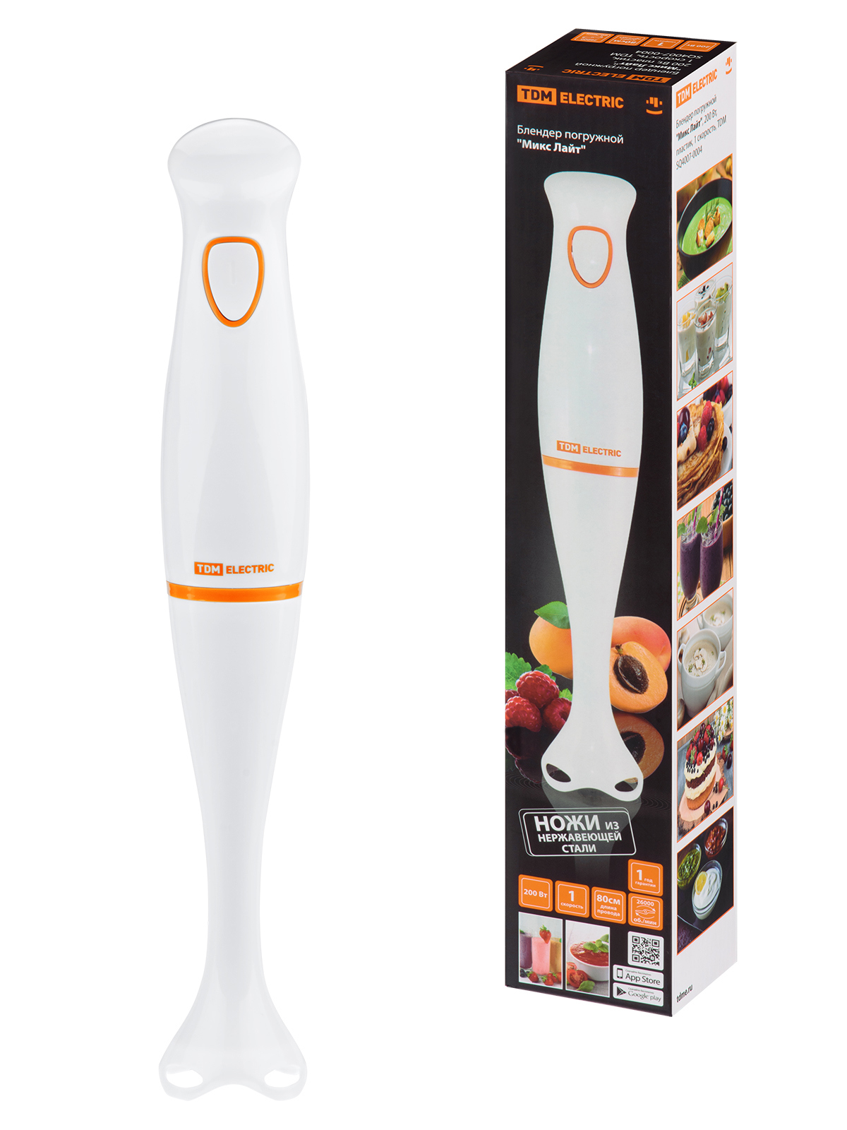 Изображение товара Погружной блендер Tdm electric Sq4007-0004 цвет белый