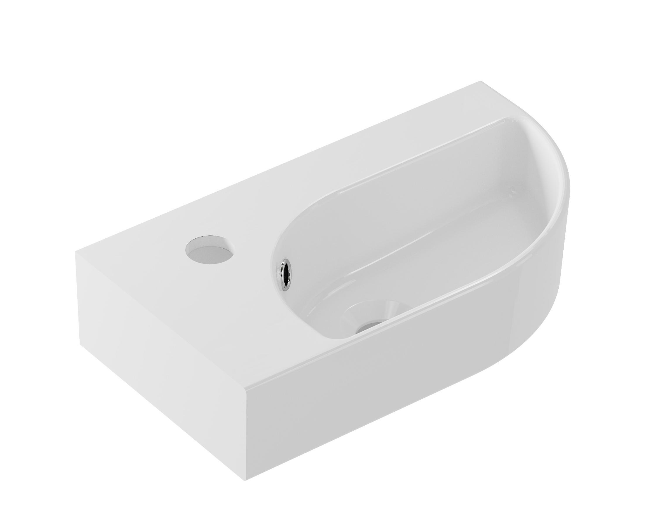 Изображение товара Раковина подвесная левая Cersanit Cameo 45.5 см белая для ванной комнаты