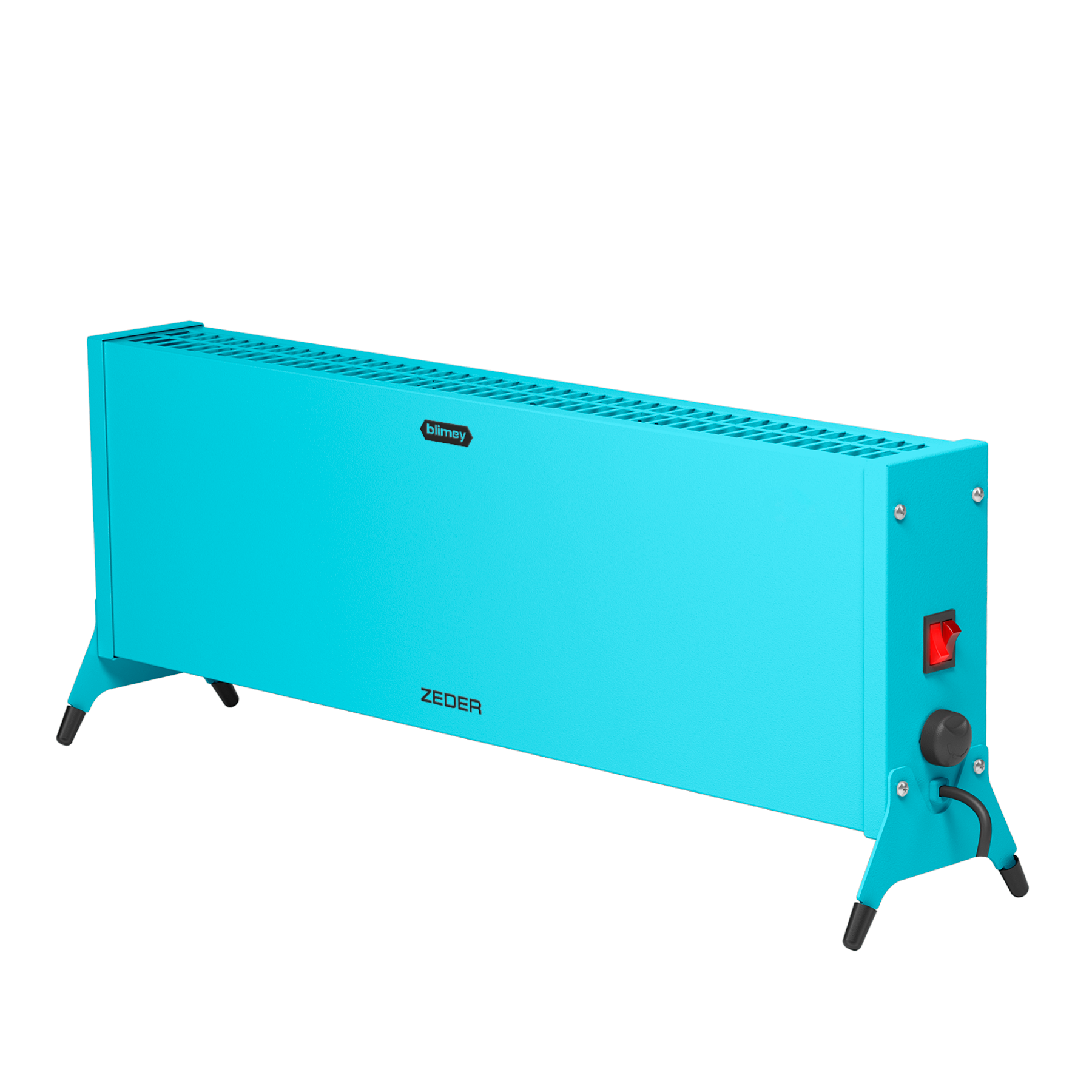 Изображение товара Конвектор электрический Zeder Blimey 20MX-12 blue с механическим термостатом 2000 Вт