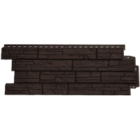 Изображение товара Фасадная панель Grand Line Classic Сланец 1109x418 мм шоколадный 0.38 м²