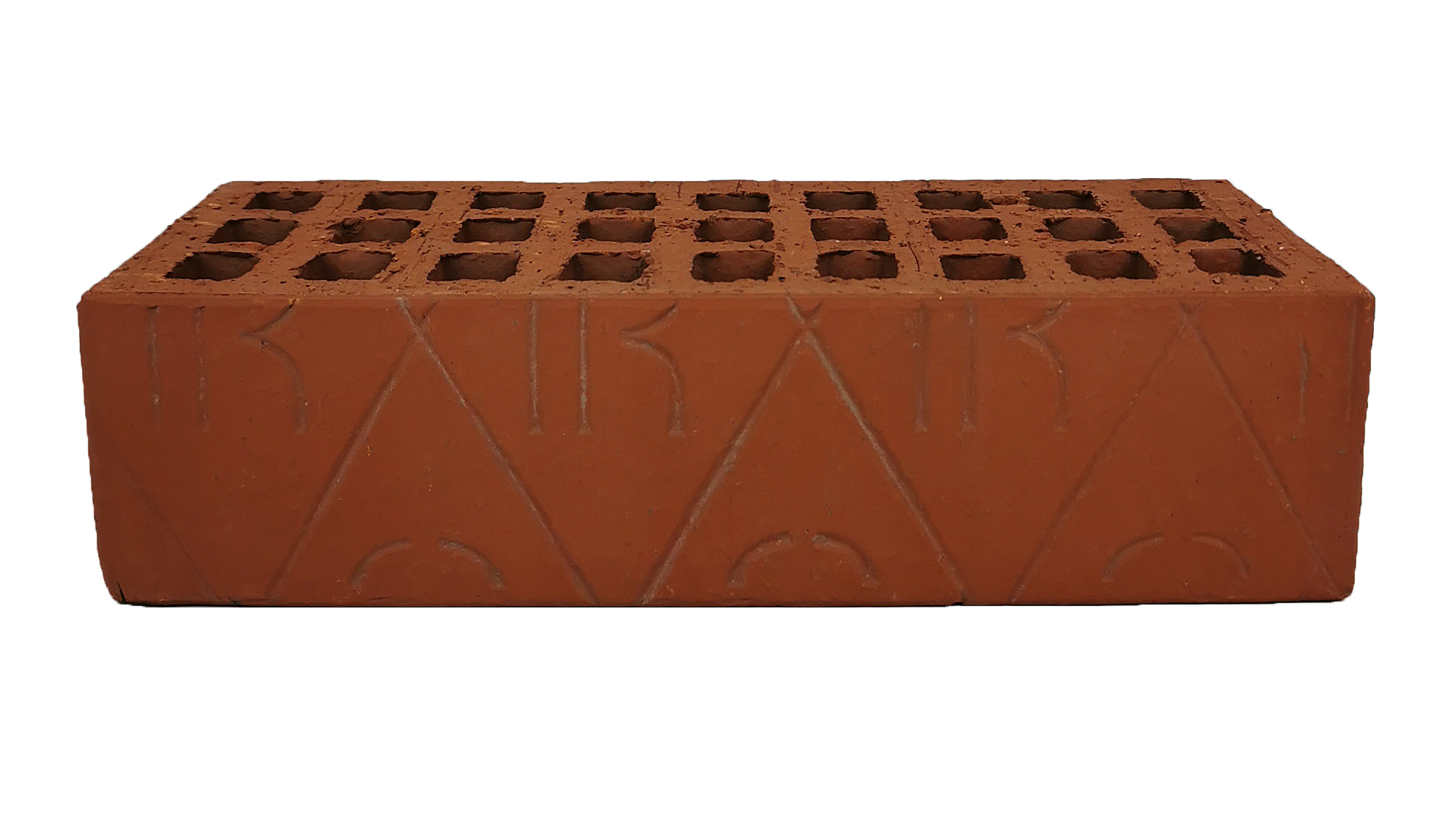 Кирпич строительный пустотелый РКЗ М125 красный 250x120x65 мм 1 НФ